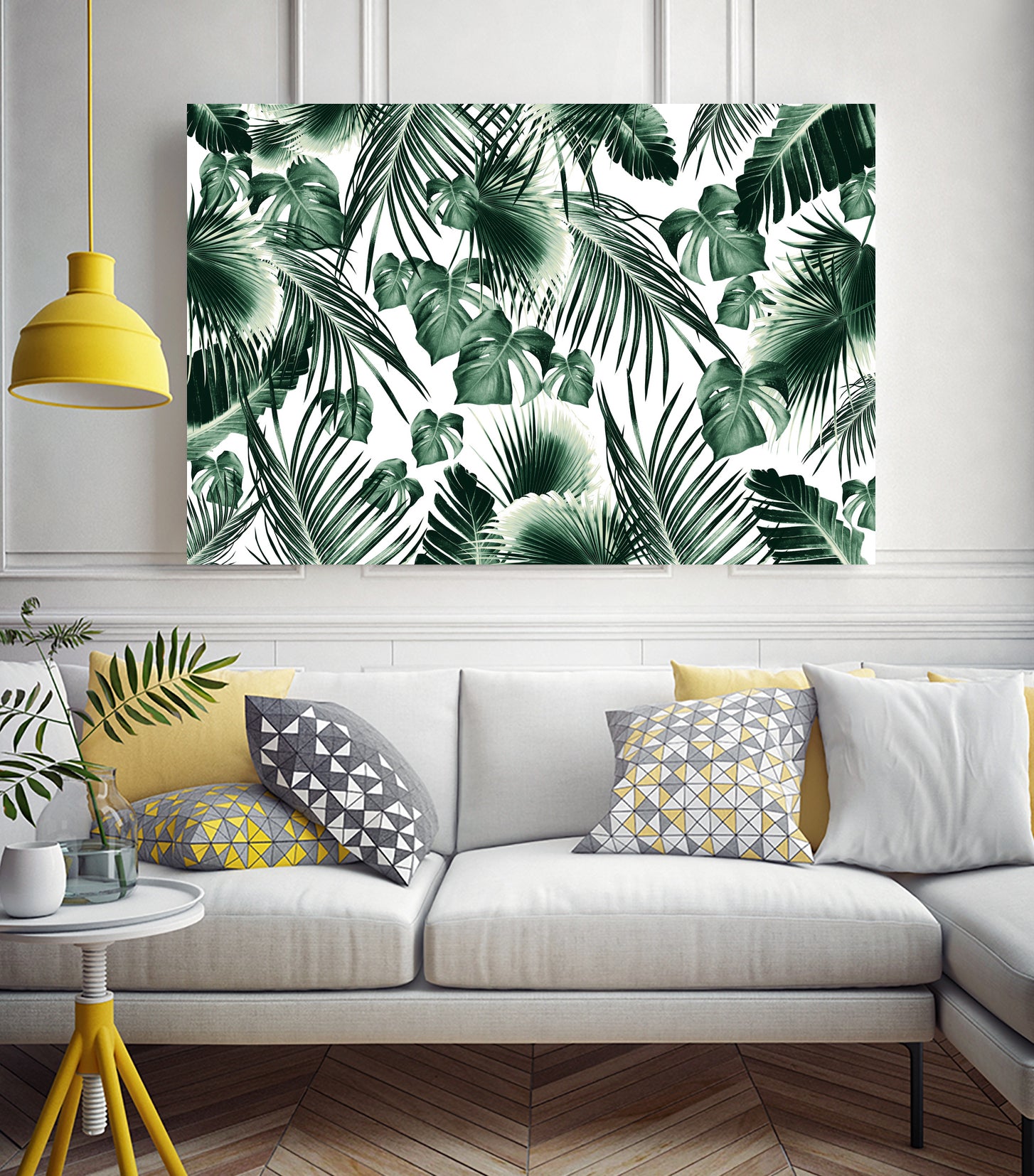 Tropical Jungle Leaves 7  by Anitas Bellas Art on GIANT ART - green botanical leaves