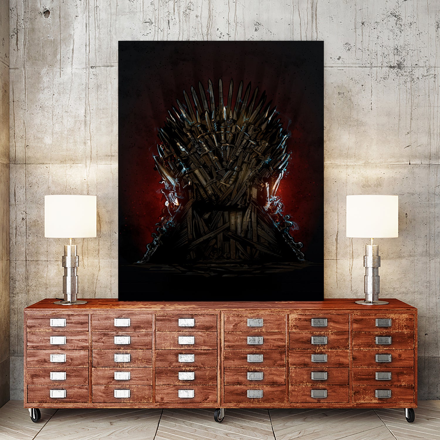 Iron Throne by Nikita Abakumov on GIANT ART - black digital painting