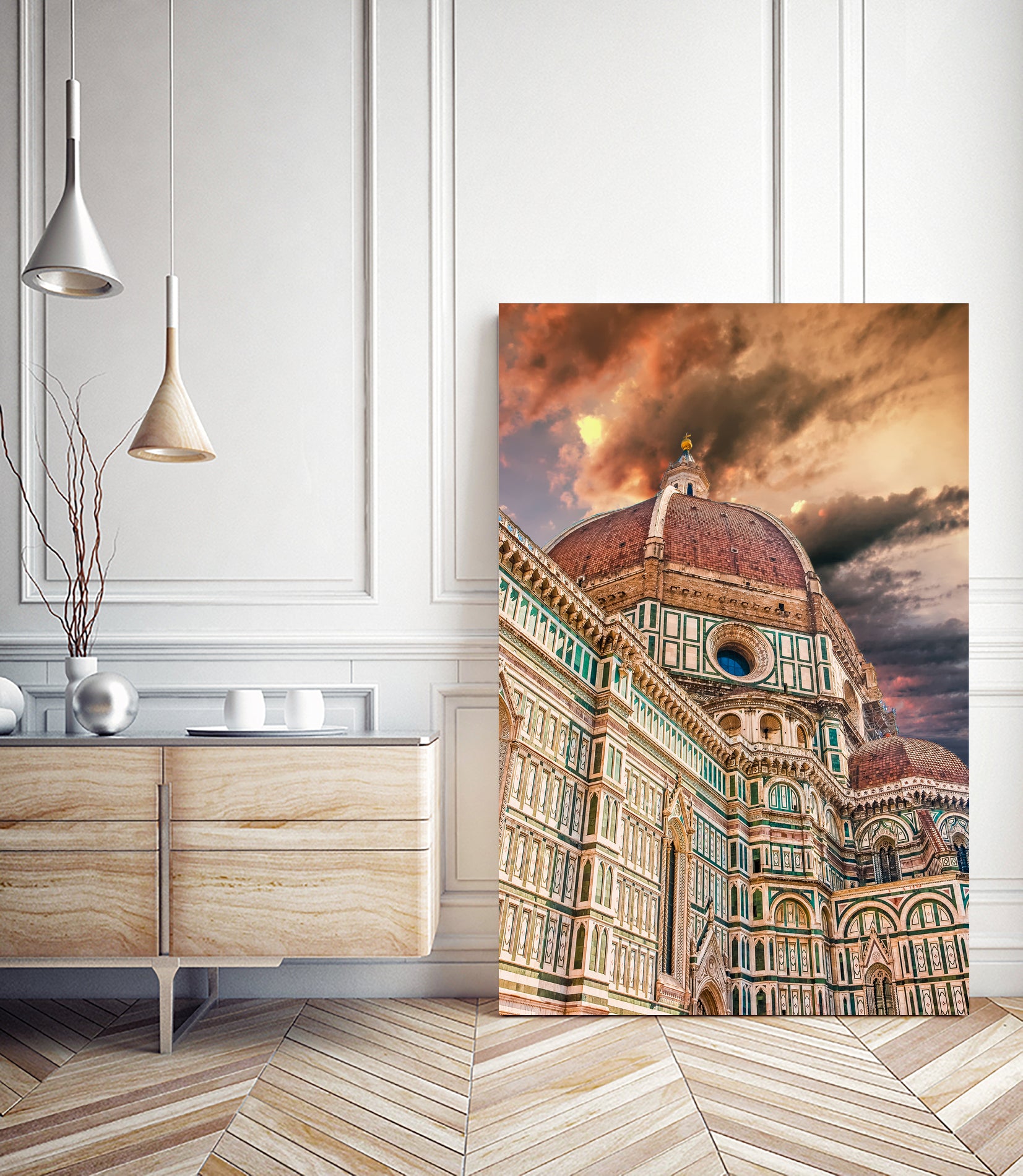 Florence Church Il Duomo by Darryl Brooks on GIANT ART - brown photo manipulation