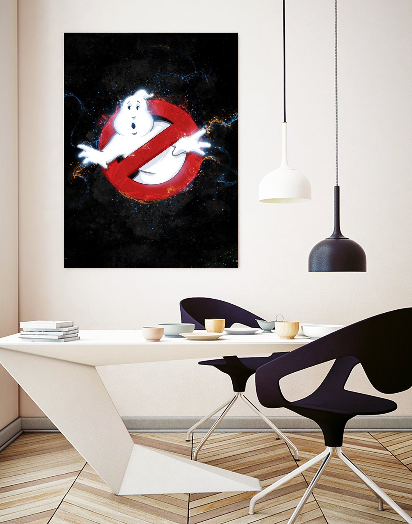 Ghostbusters by Nikita Abakumov on GIANT ART - black digital painting