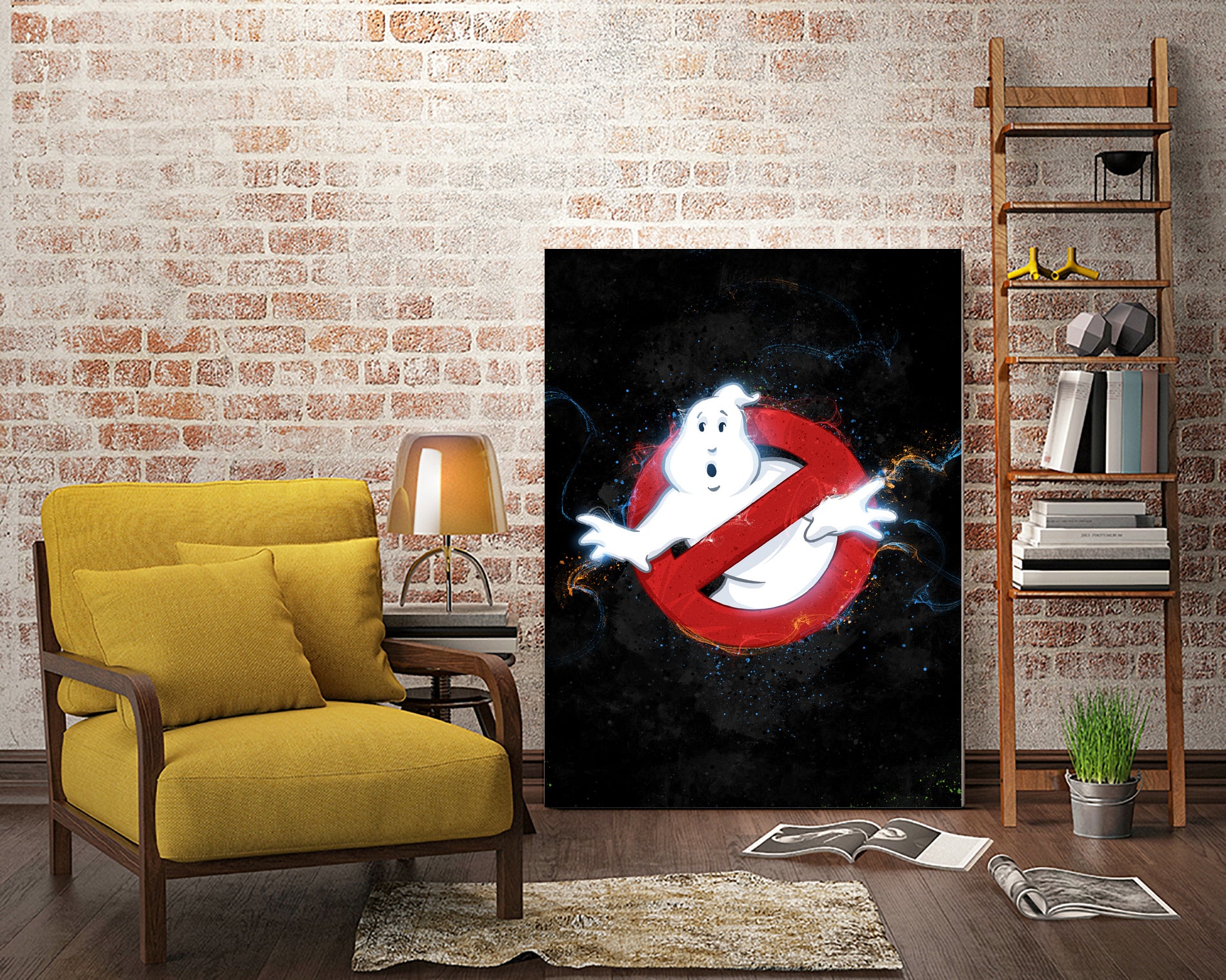 Ghostbusters by Nikita Abakumov on GIANT ART - black digital painting