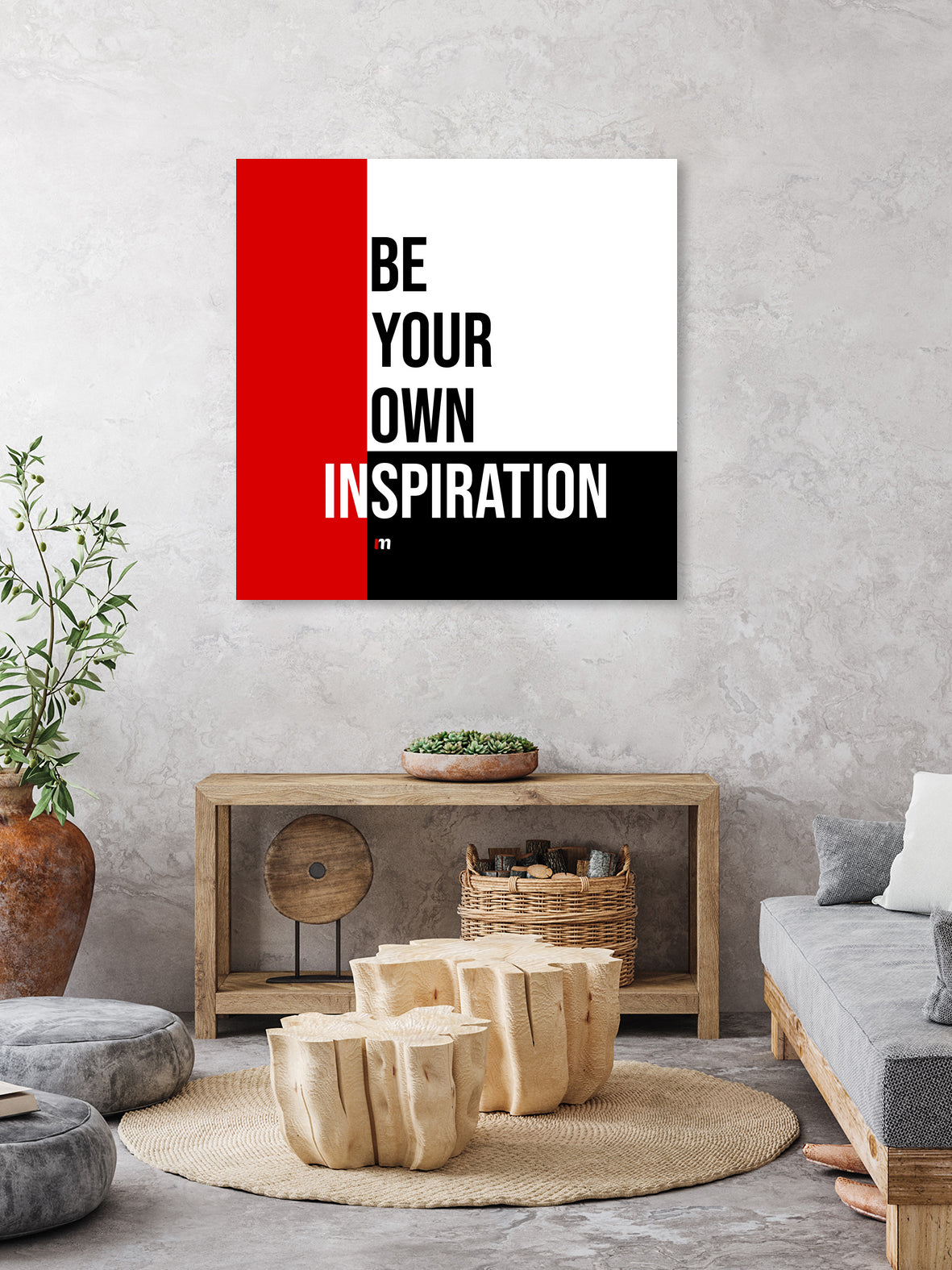 Your Inspiration by Mariana Angelova on GIANT ART - red typography