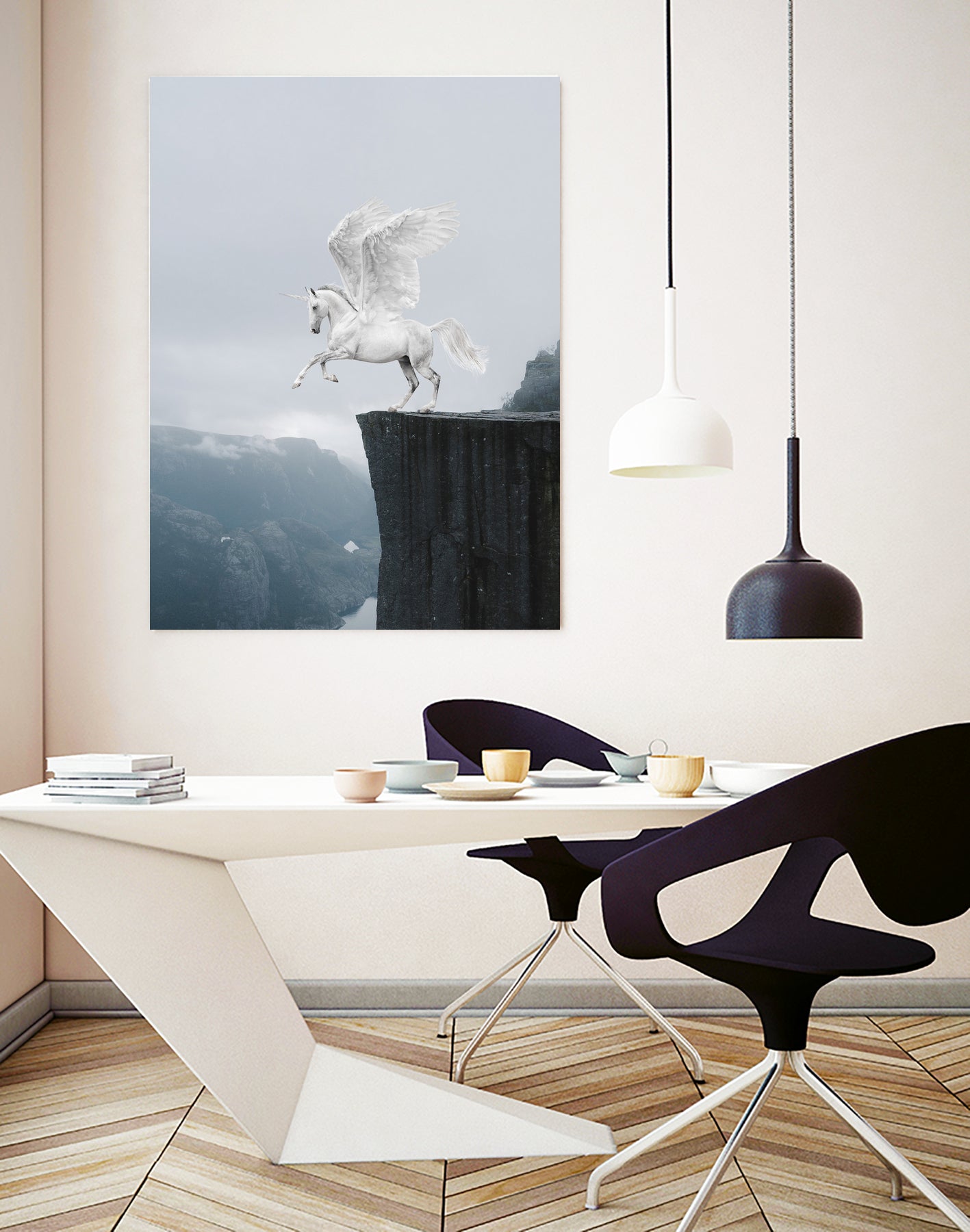 pegasus by Murat Akyol on GIANT ART - white digital painting
