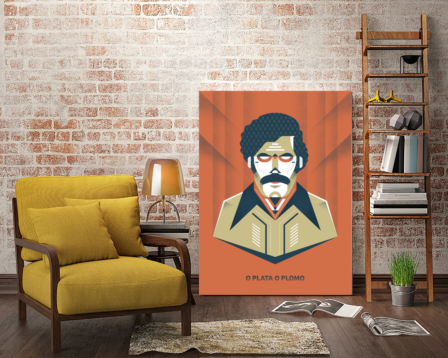 O plata o plomo by Oscar Diodoro on GIANT ART - orange character design