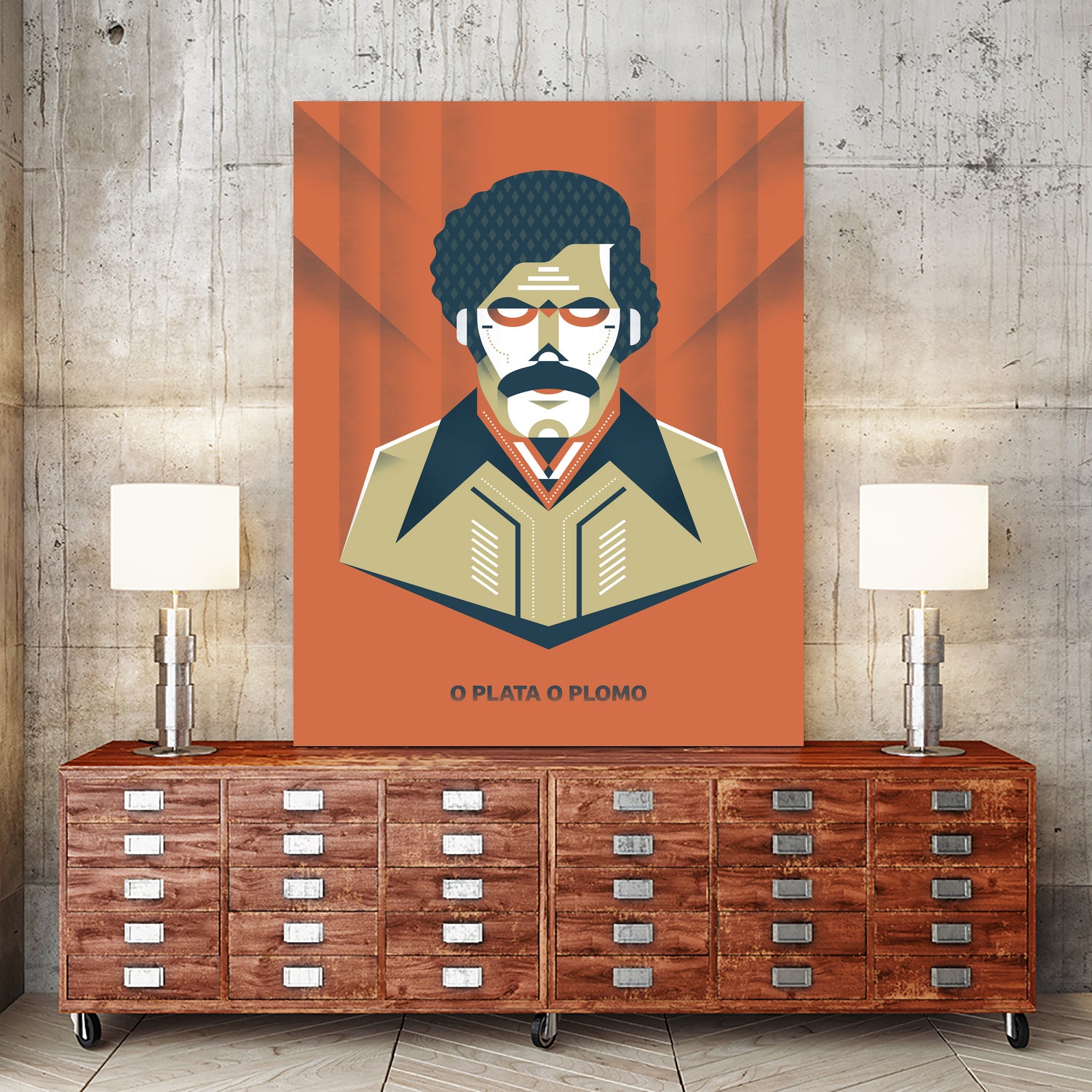 O plata o plomo by Oscar Diodoro on GIANT ART - orange character design