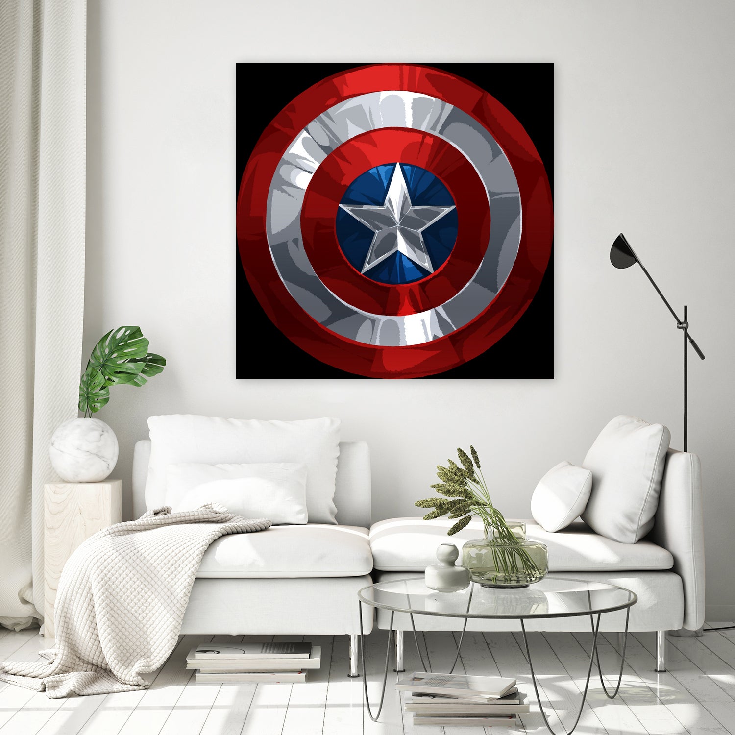 The Shield by Nikita Abakumov on GIANT ART - black digital painting