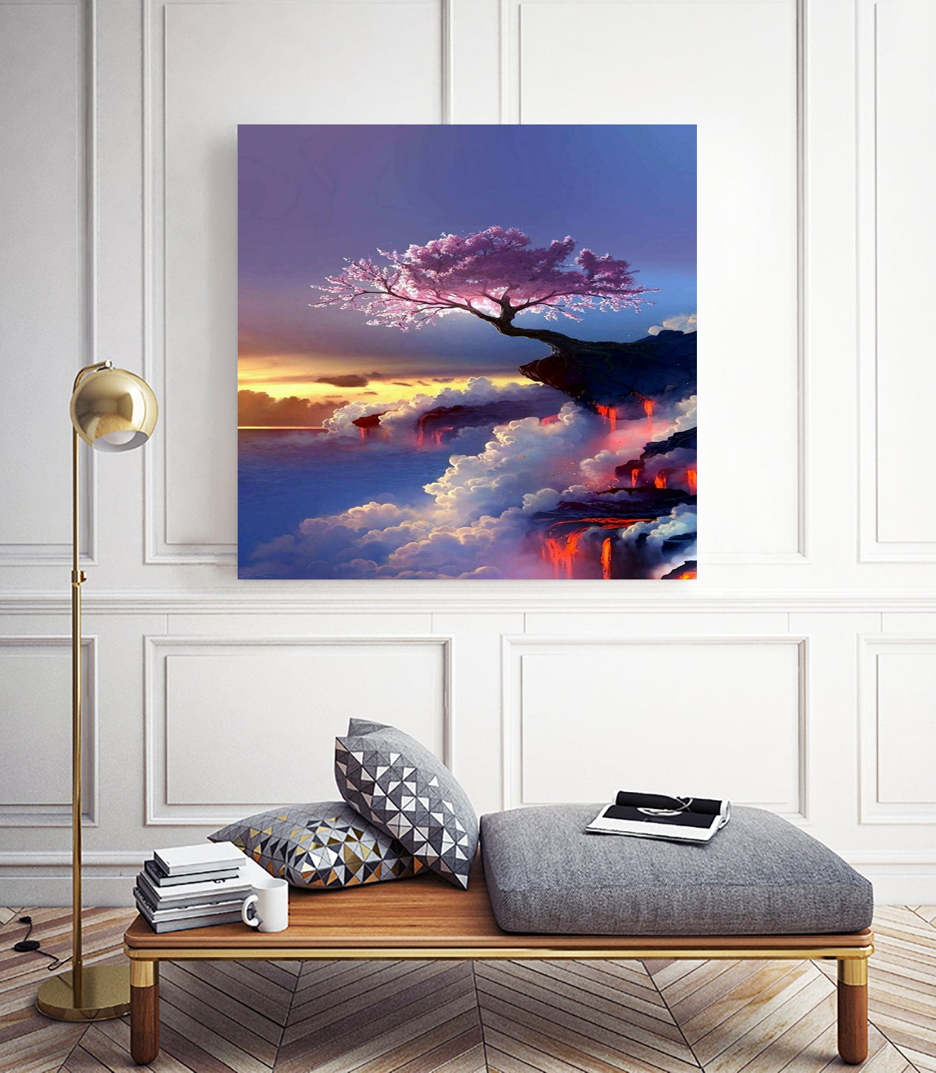 Dream and Reality by Rainbow style on GIANT ART - black 3d art