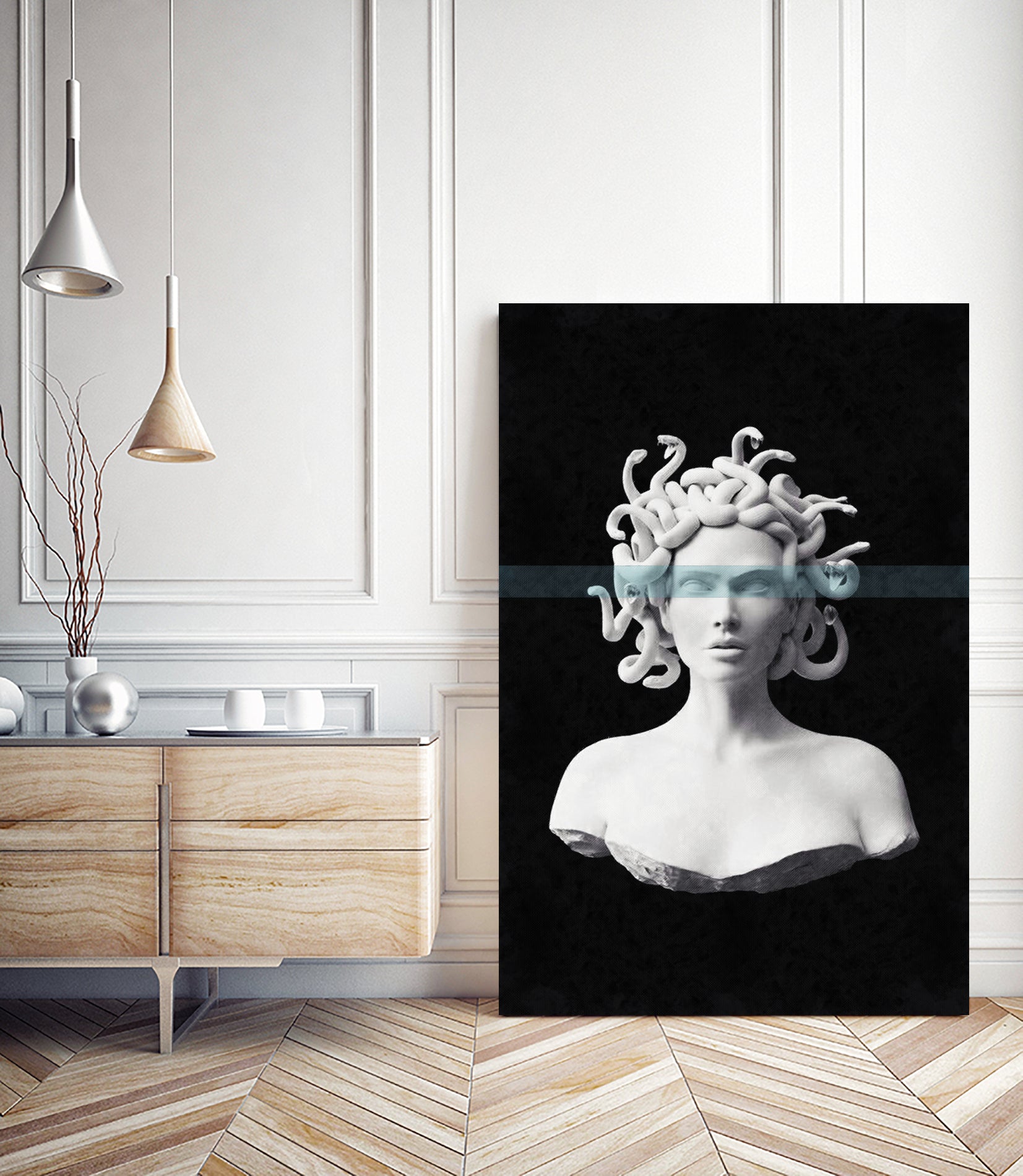 Medusa by Menelaos Trompoukis on GIANT ART - black digital painting