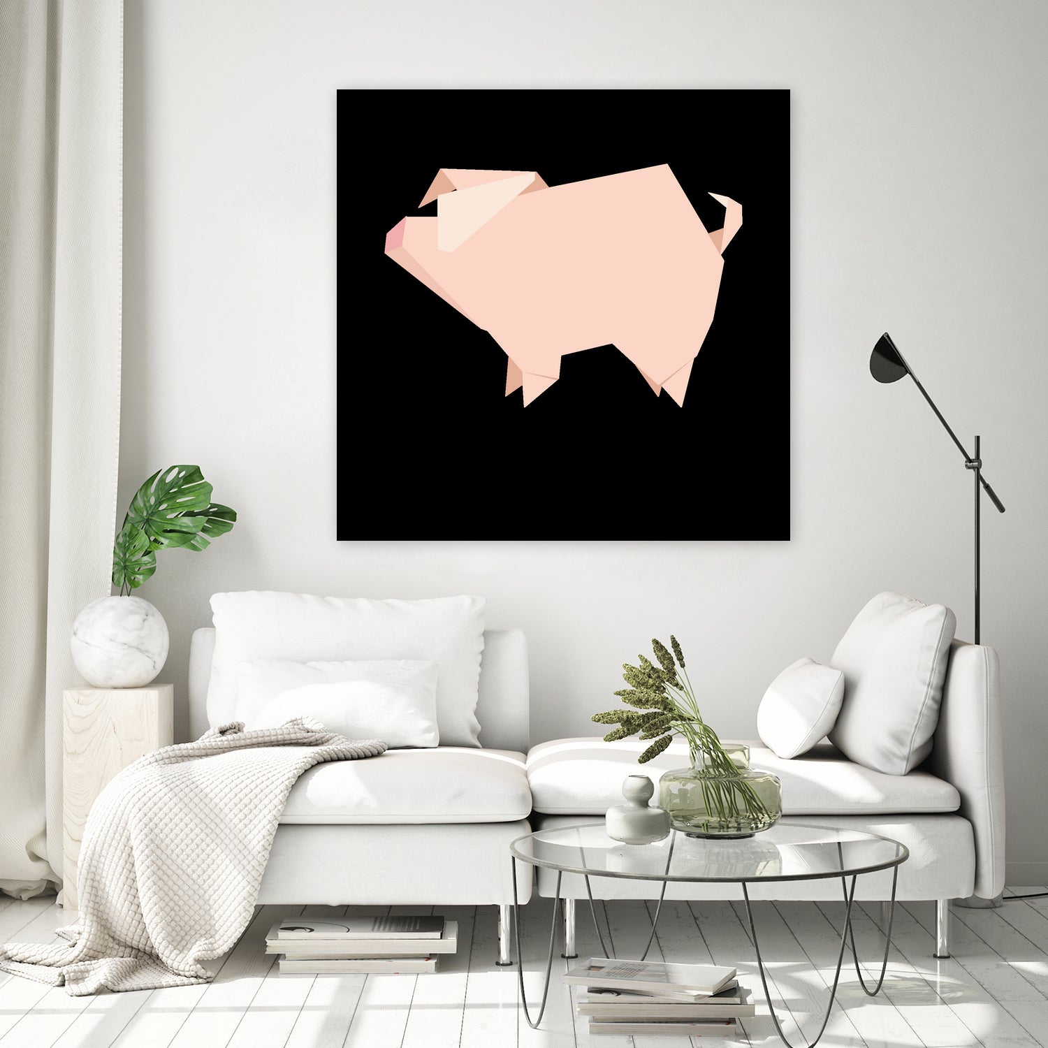 Paper Pigs (Patterns Please) by Lalaine Lim on GIANT ART - pink character design