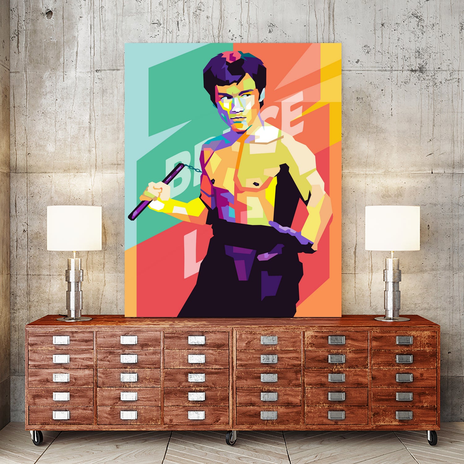 bruce lee by Martinus bagas Sutanto on GIANT ART - white vector illustration