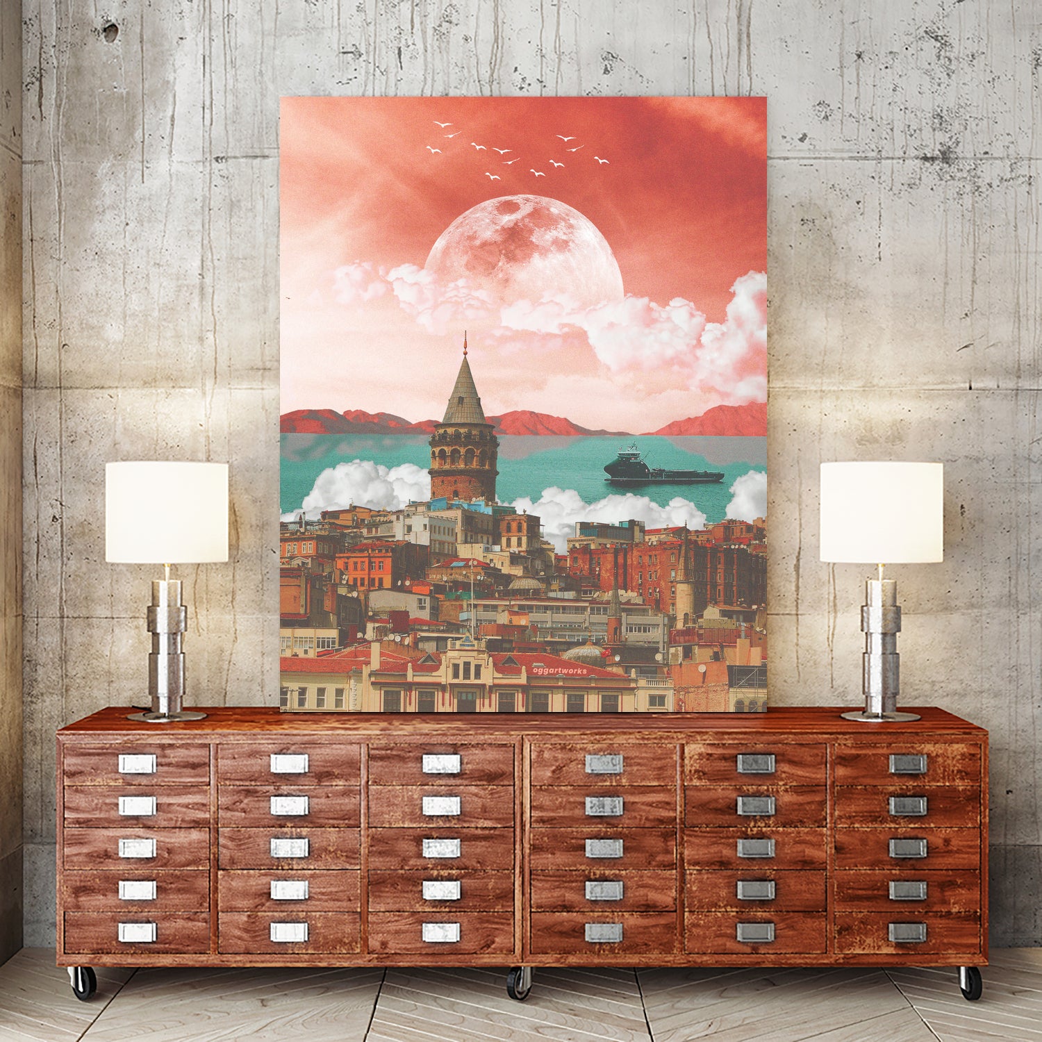 No.CXXIII by Ogg Artworks on GIANT ART - red photo manipulation