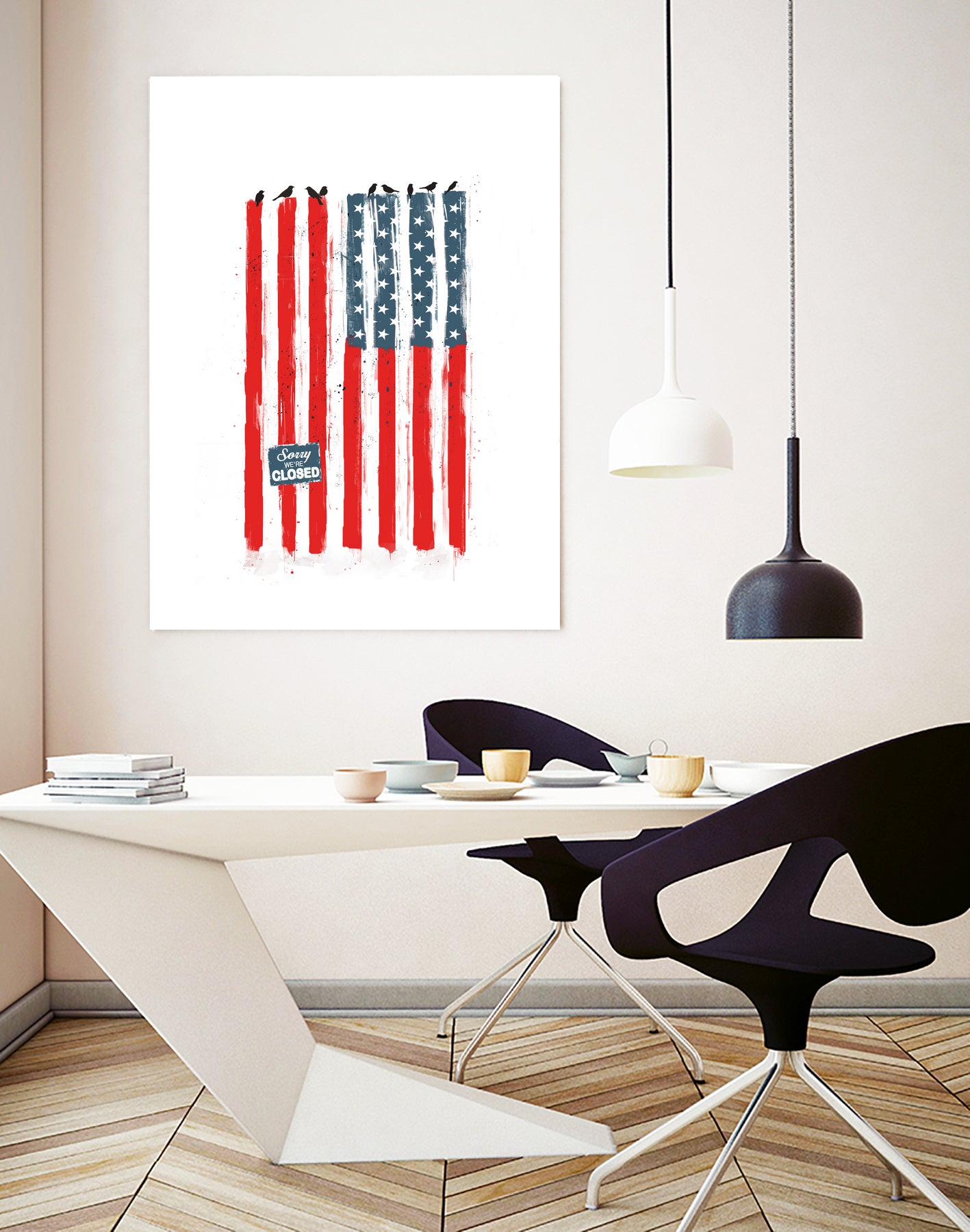 Sorry We're Closed by Solti Balázs on GIANT ART - white digital painting