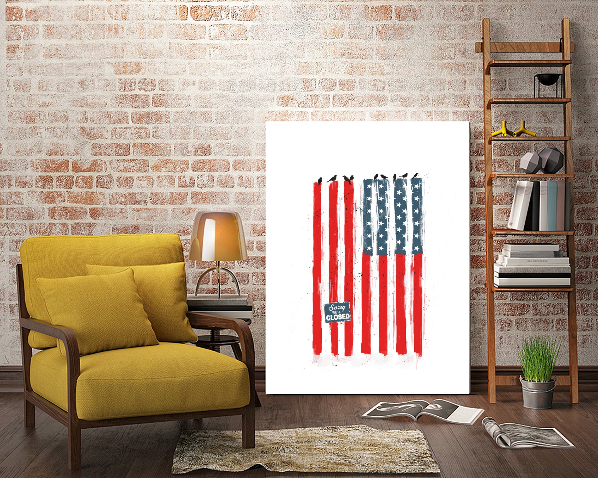 Sorry We're Closed by Solti Balázs on GIANT ART - white digital painting