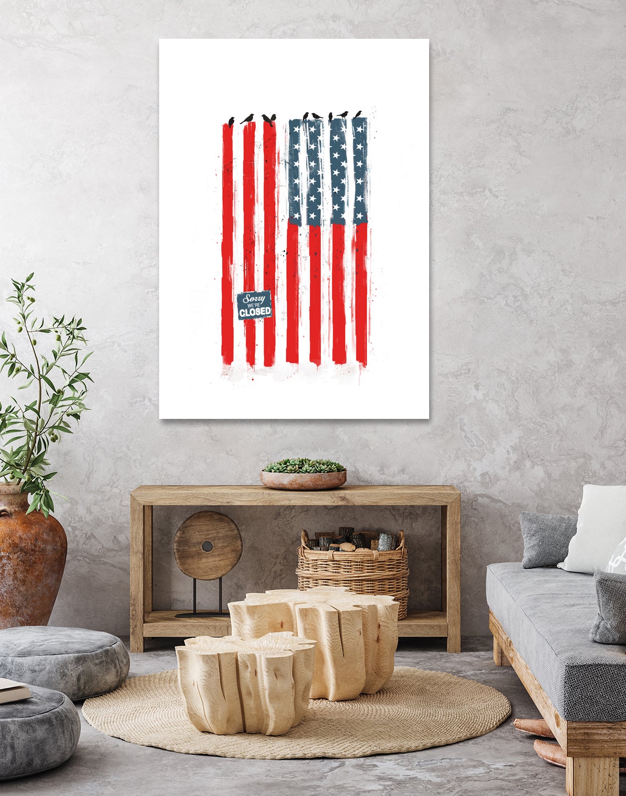 Sorry We're Closed by Solti Balázs on GIANT ART - white digital painting