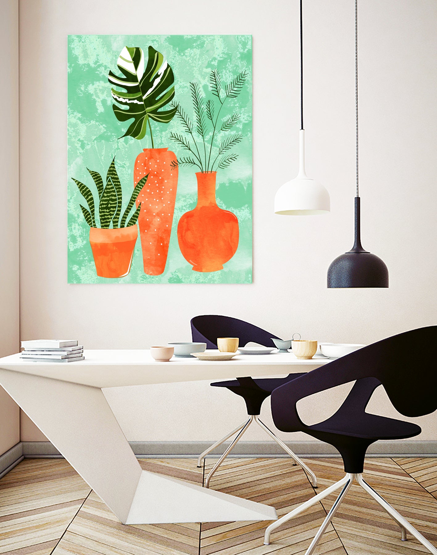 Water My Plants by Uma Gokhale on GIANT ART - green digital painting