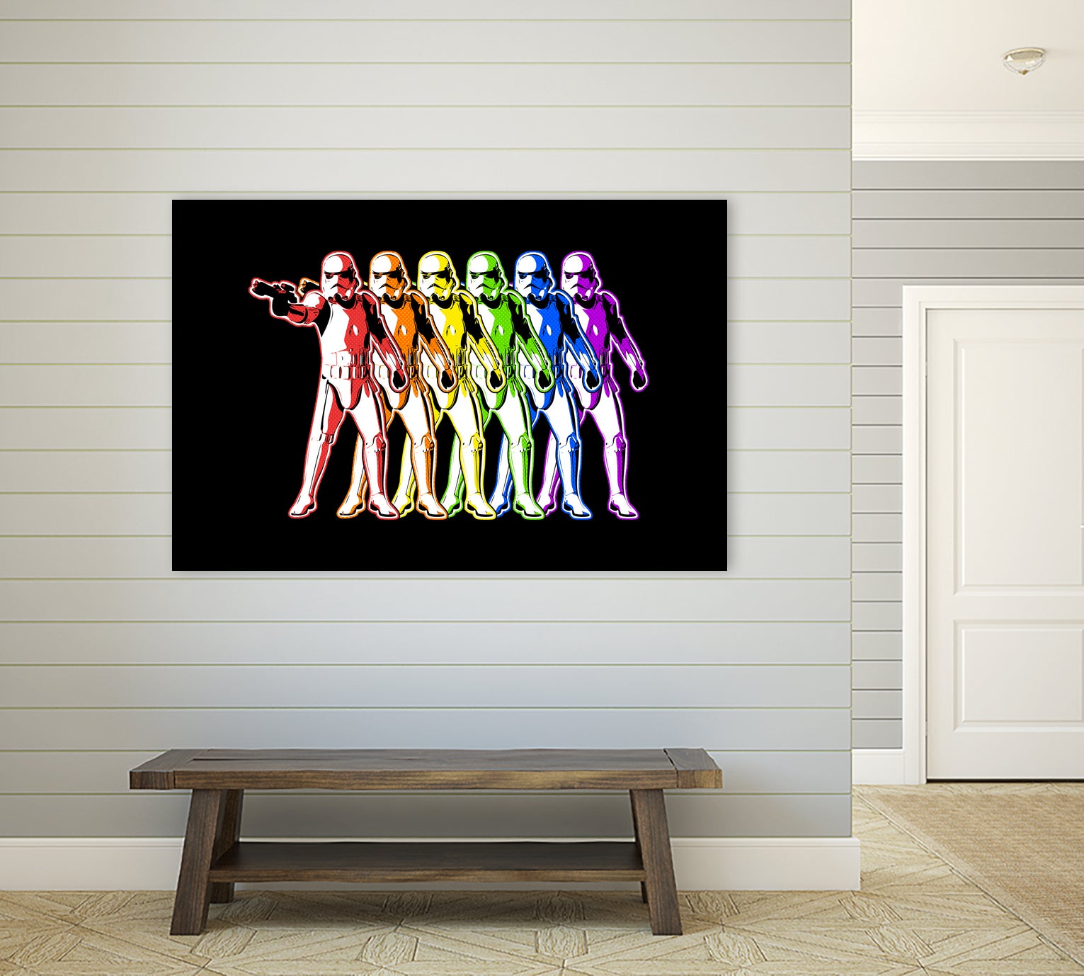 Stormtrooper | Pop Art by William Cuccio on GIANT ART - black digital painting