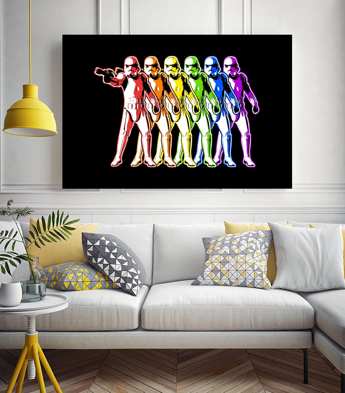 Stormtrooper | Pop Art by William Cuccio on GIANT ART - black digital painting