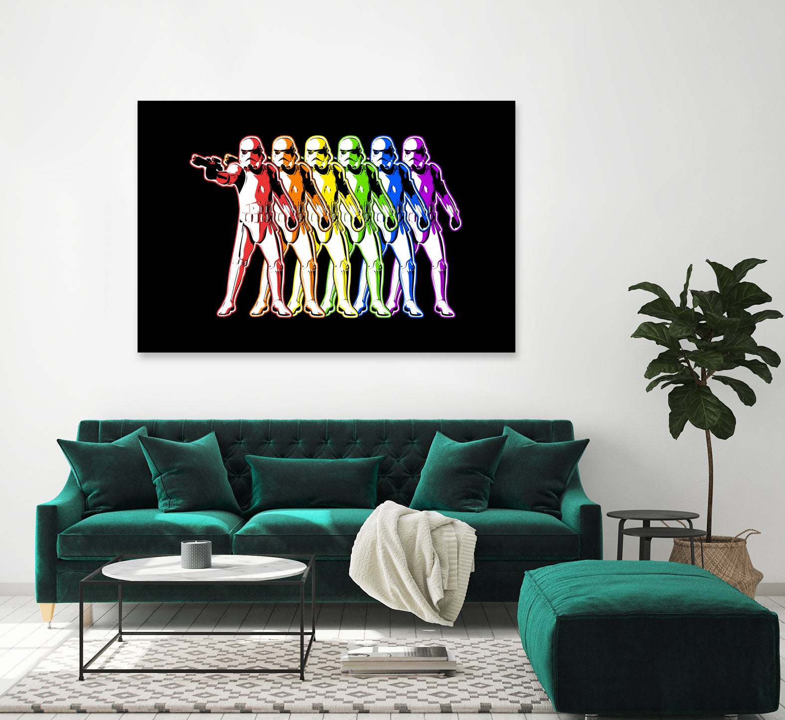 Stormtrooper | Pop Art by William Cuccio on GIANT ART - black digital painting