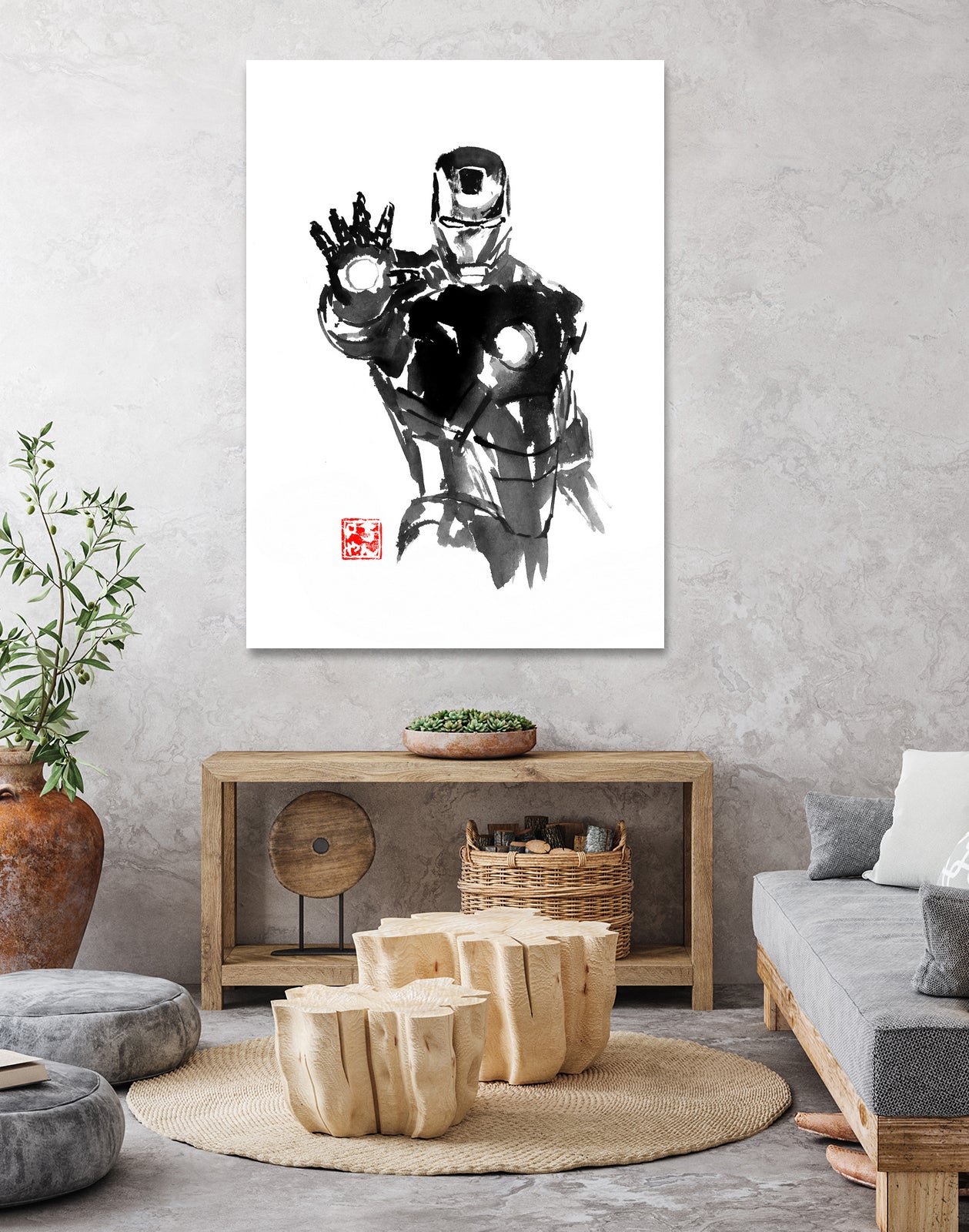 iron man by philippe imbert on GIANT ART - black character design