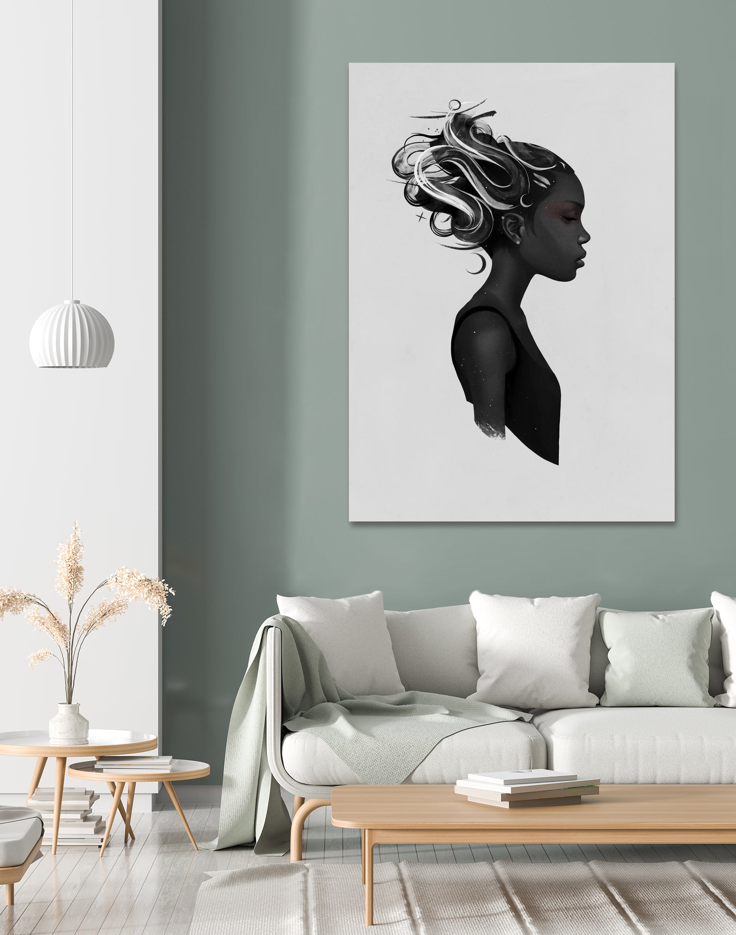 Hard To Say by Ruben Ireland on GIANT ART - black digital painting