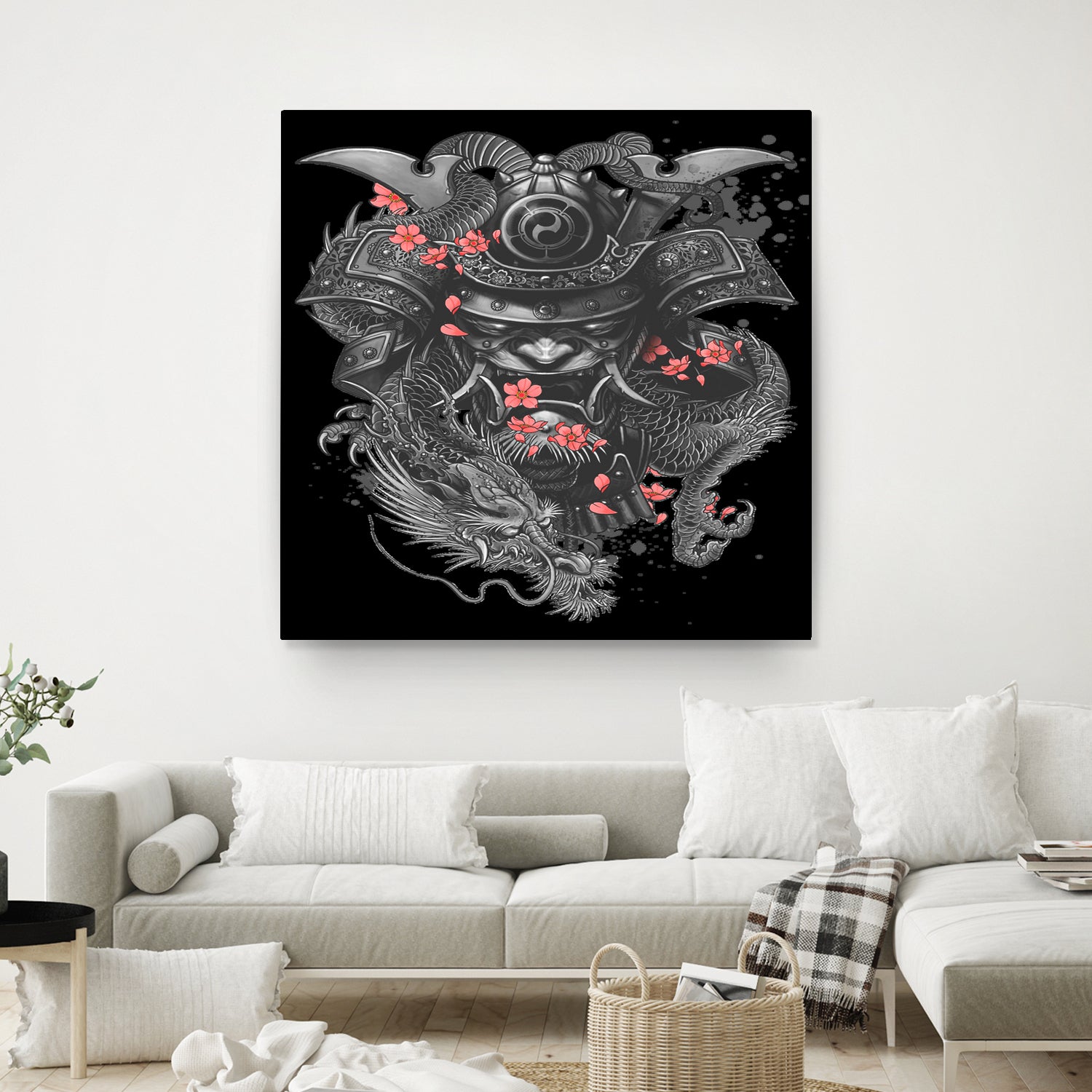 Sleeve tattoo Samurai Irezumi by Herman Wijanarko on GIANT ART - black vector illustration