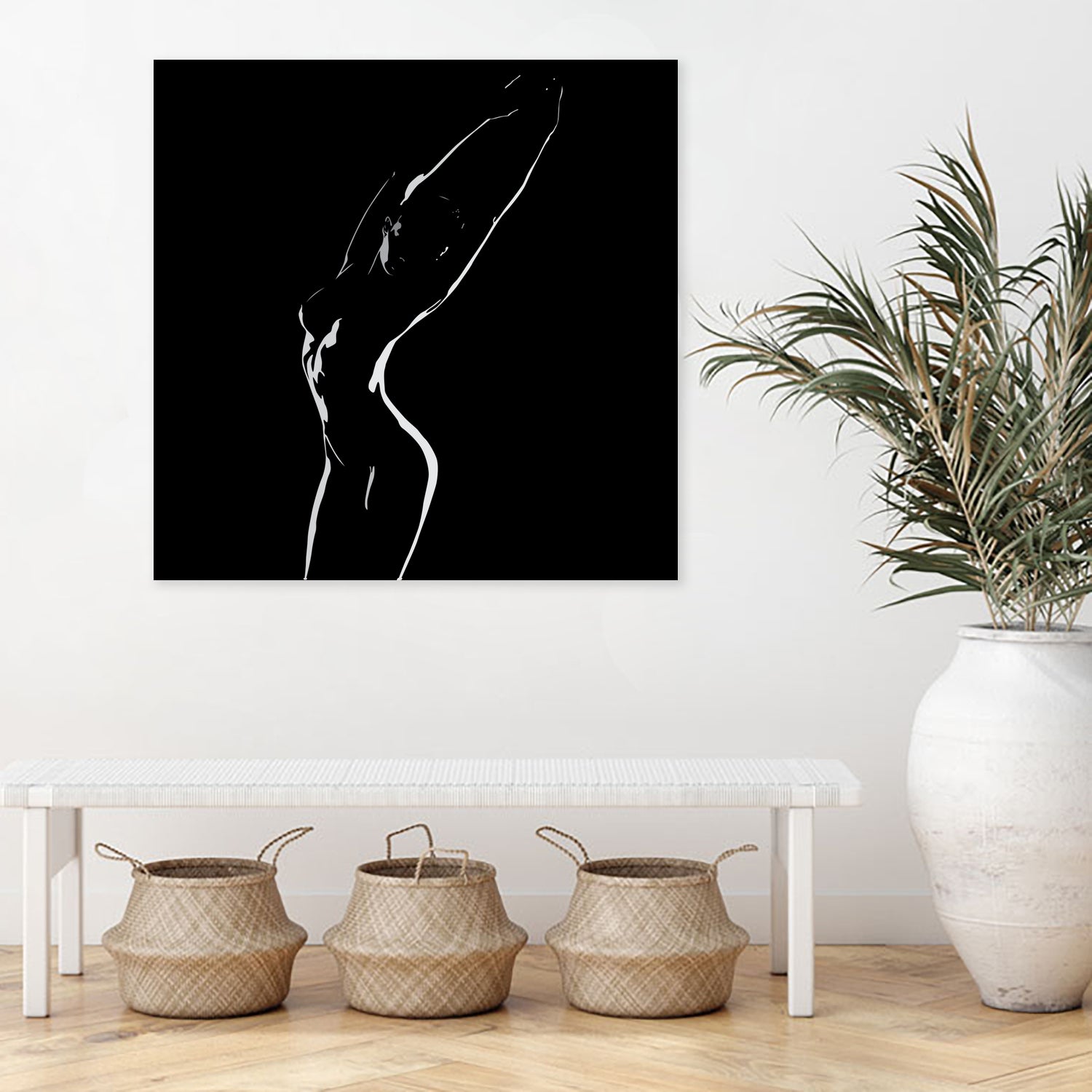 woman shadow female by Herman Wijanarko on GIANT ART - black vector illustration