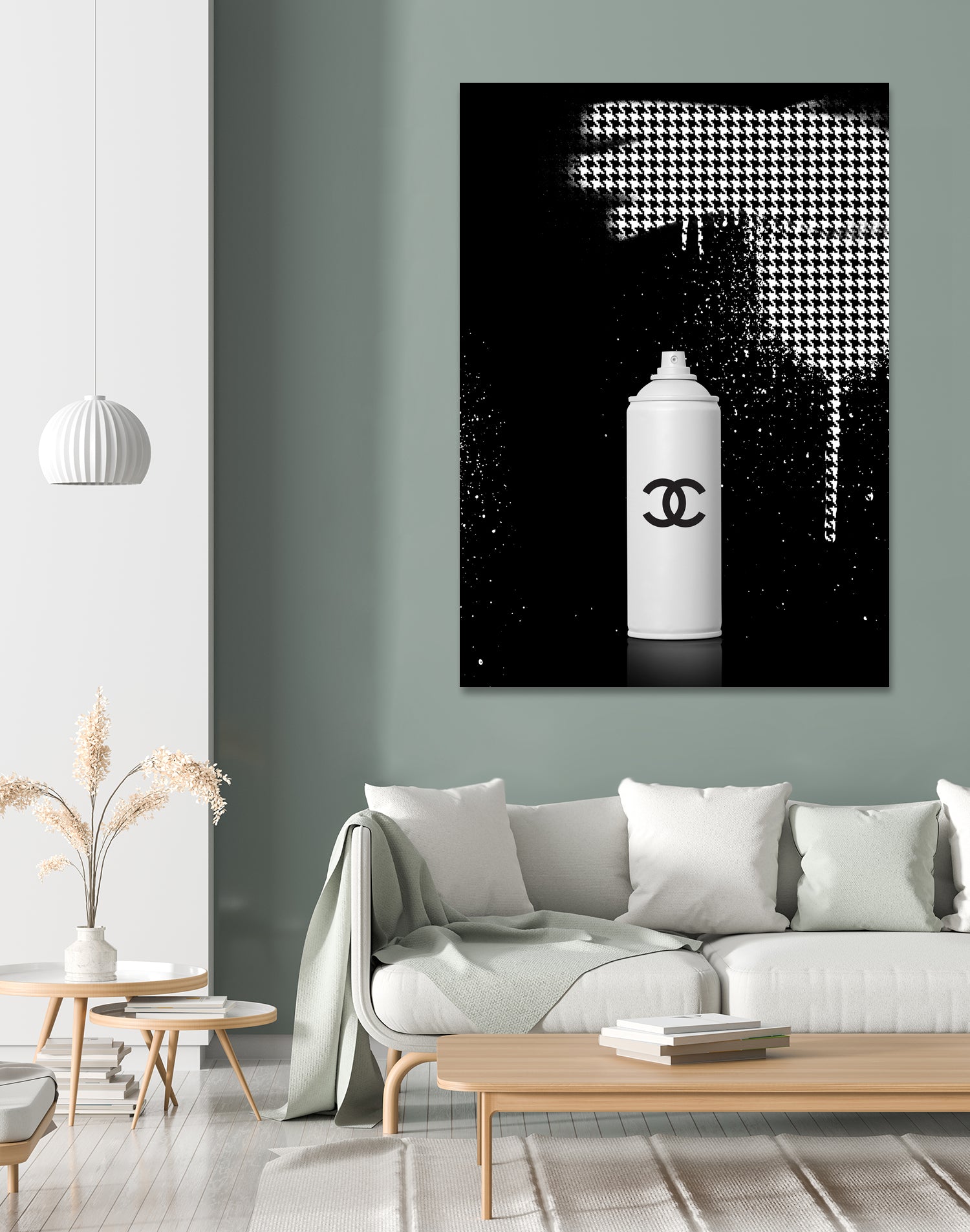 Chanel Spray Paint by Alexandre Venancio on GIANT ART - black digital painting