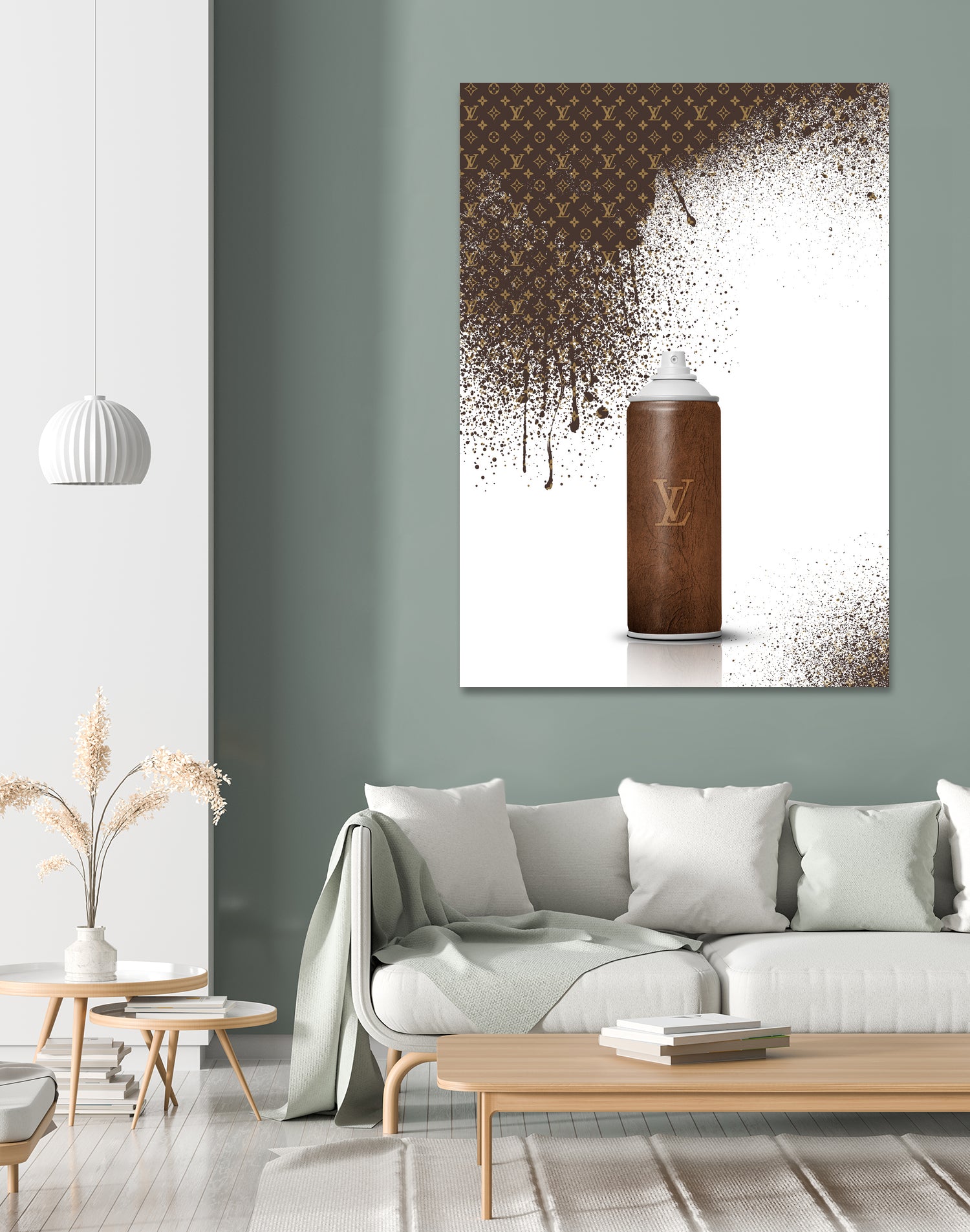 Louis Vuitton Spray Paint by Alexandre Venancio on GIANT ART - black digital painting