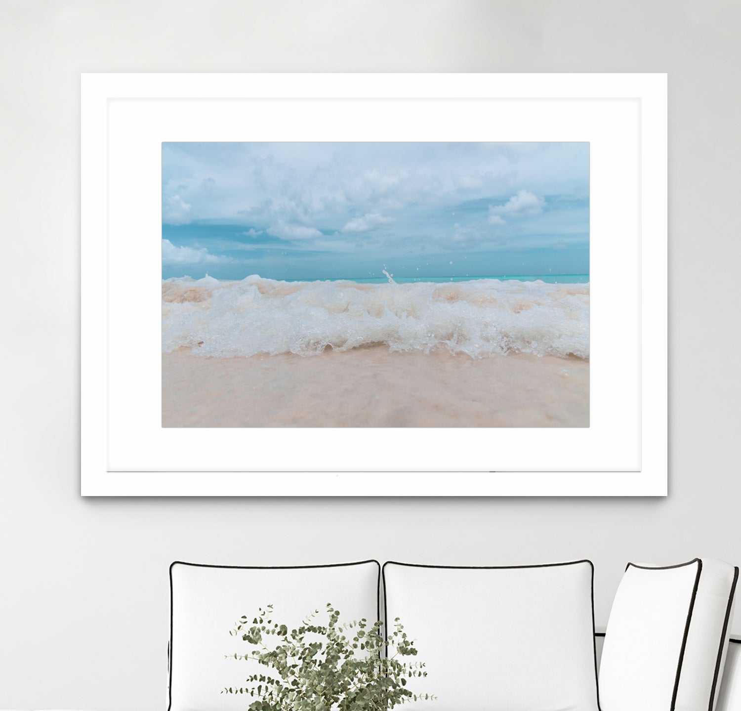 Caribbean Rush 1 by ©AnitasBellasArt on GIANT ART - blue coastal