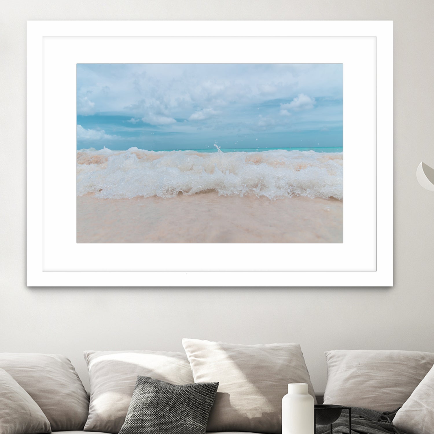 Caribbean Rush 1 by ©AnitasBellasArt on GIANT ART - blue coastal