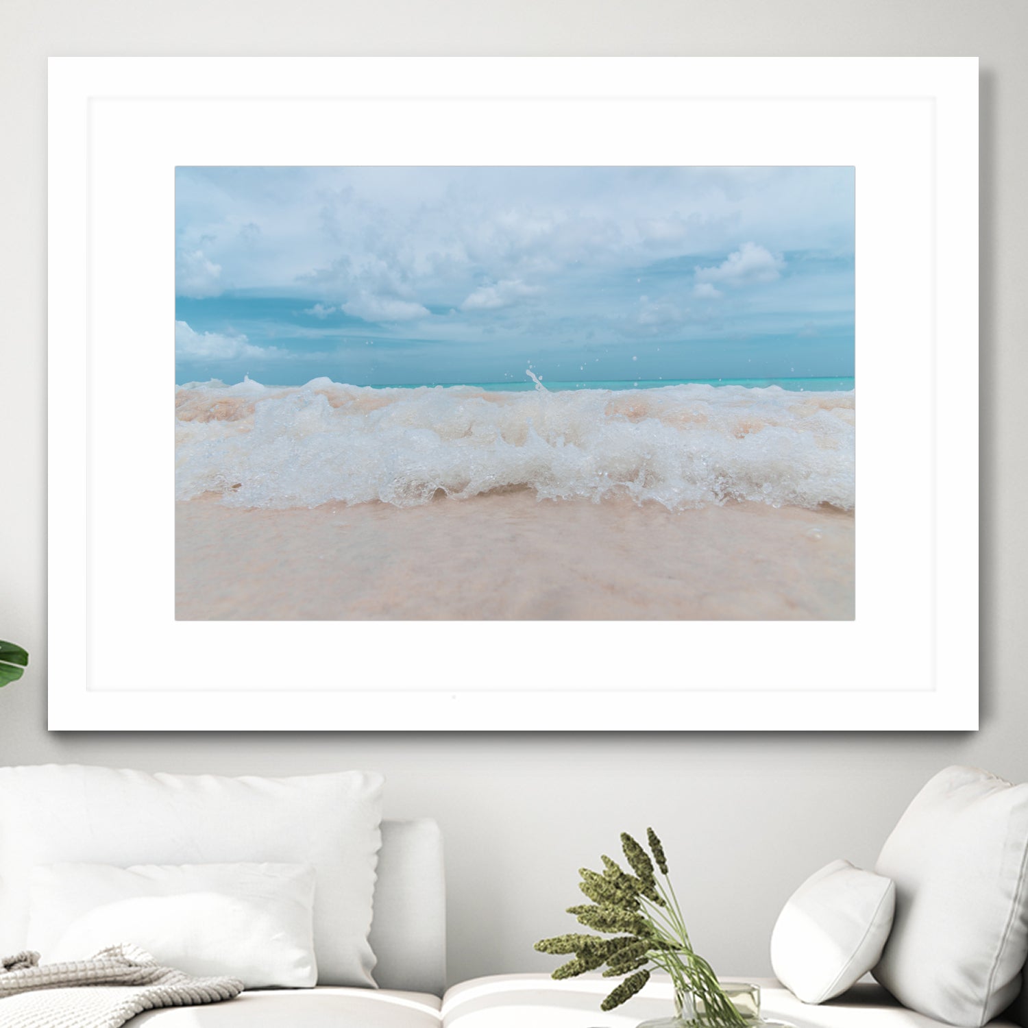 Caribbean Rush 1 by ©AnitasBellasArt on GIANT ART - blue coastal