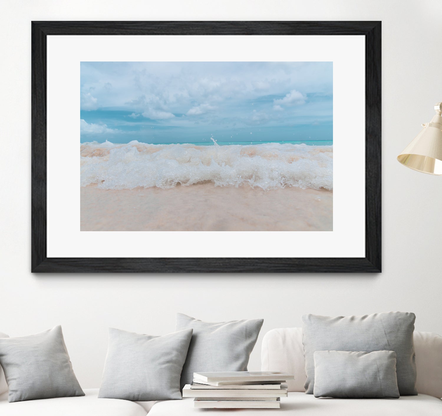 Caribbean Rush 1 by ©AnitasBellasArt on GIANT ART - blue coastal