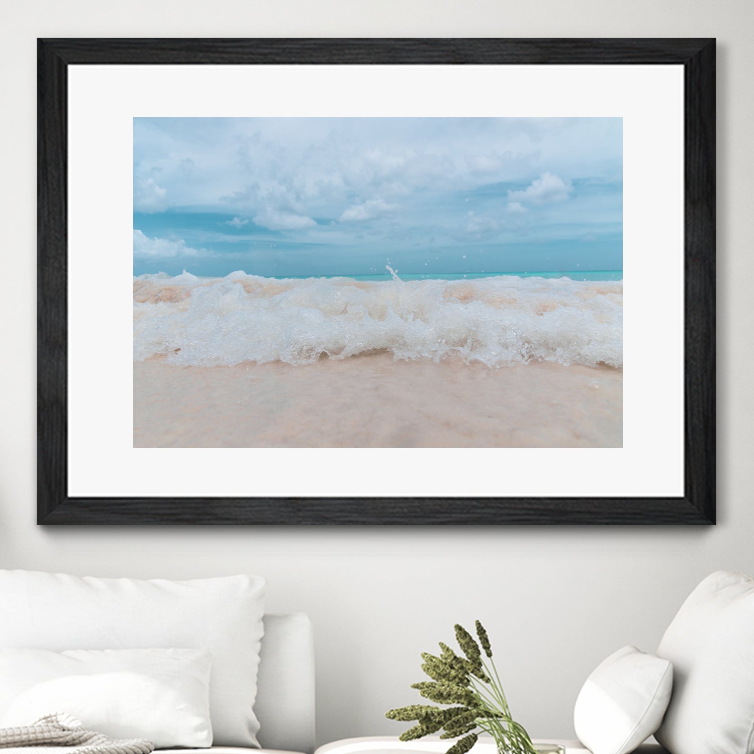 Caribbean Rush 1 by ©AnitasBellasArt on GIANT ART - blue coastal