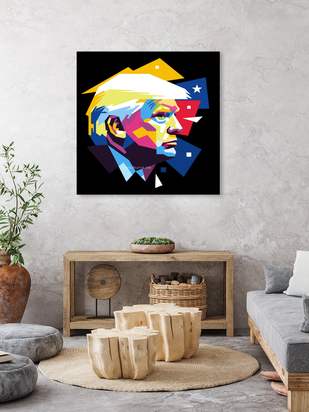 We Call him "Trump" by Robby Fathur on GIANT ART - white photo illustration