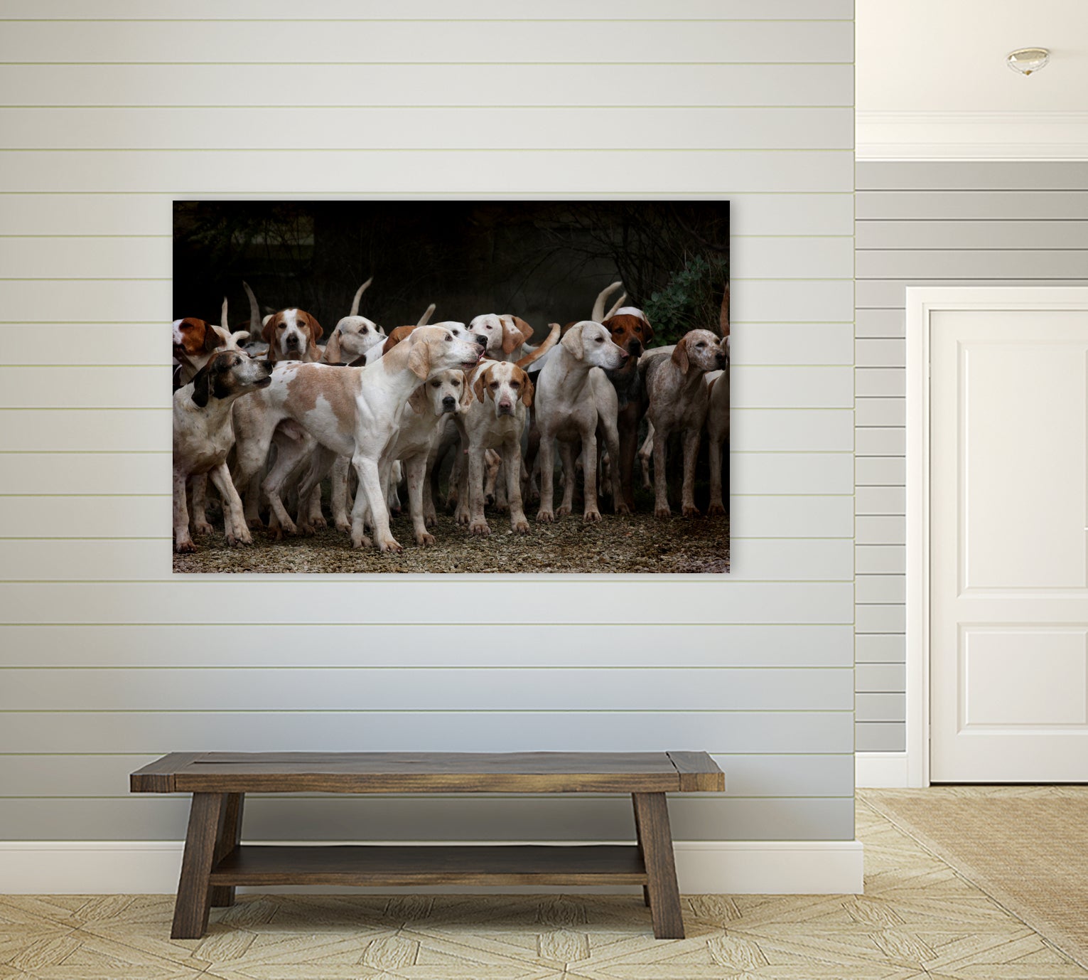 dog herd canine animal pet hounds by Retno Asih Mustakimah on GIANT ART - brown photo manipulation