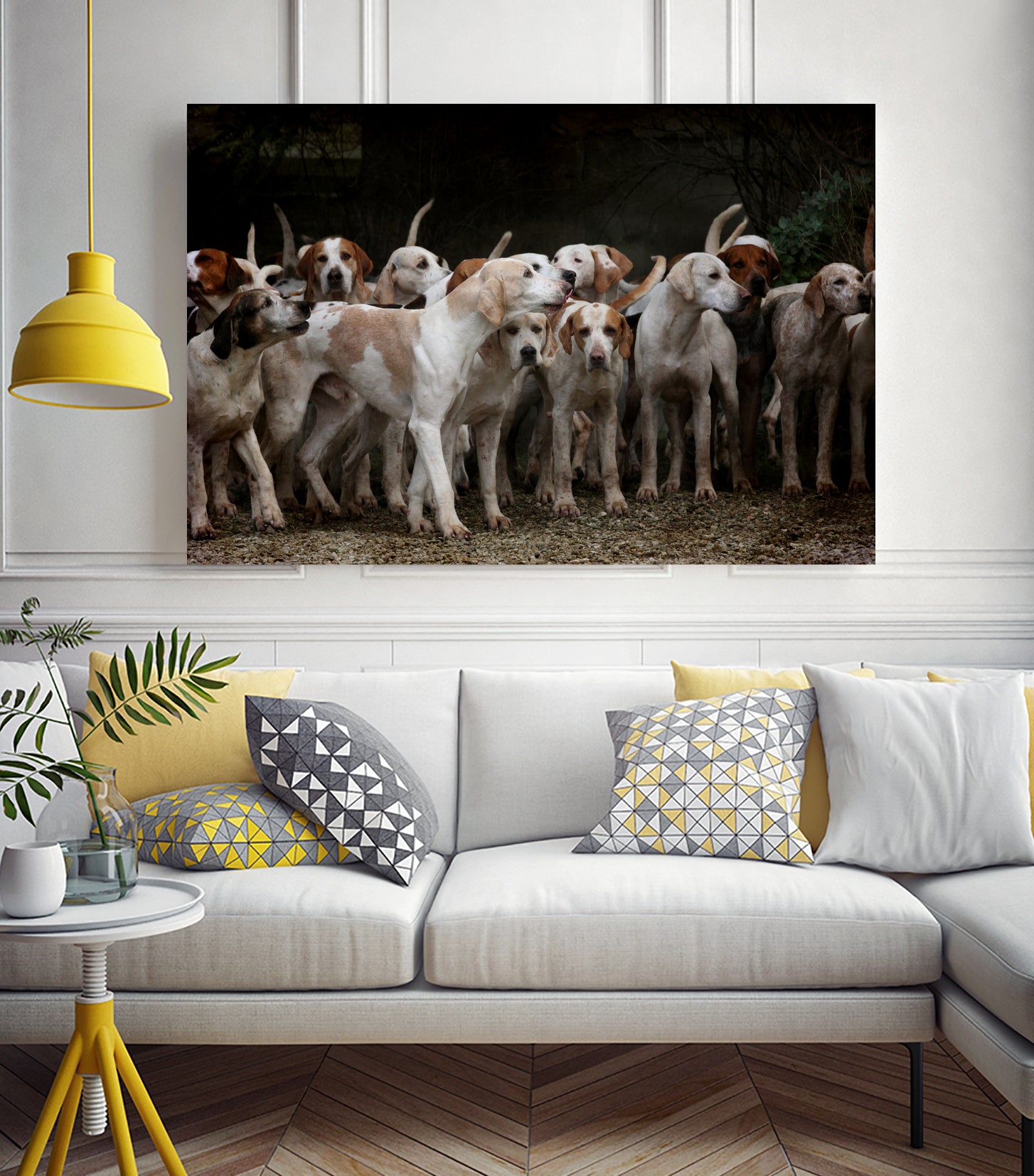 dog herd canine animal pet hounds by Retno Asih Mustakimah on GIANT ART - brown photo manipulation