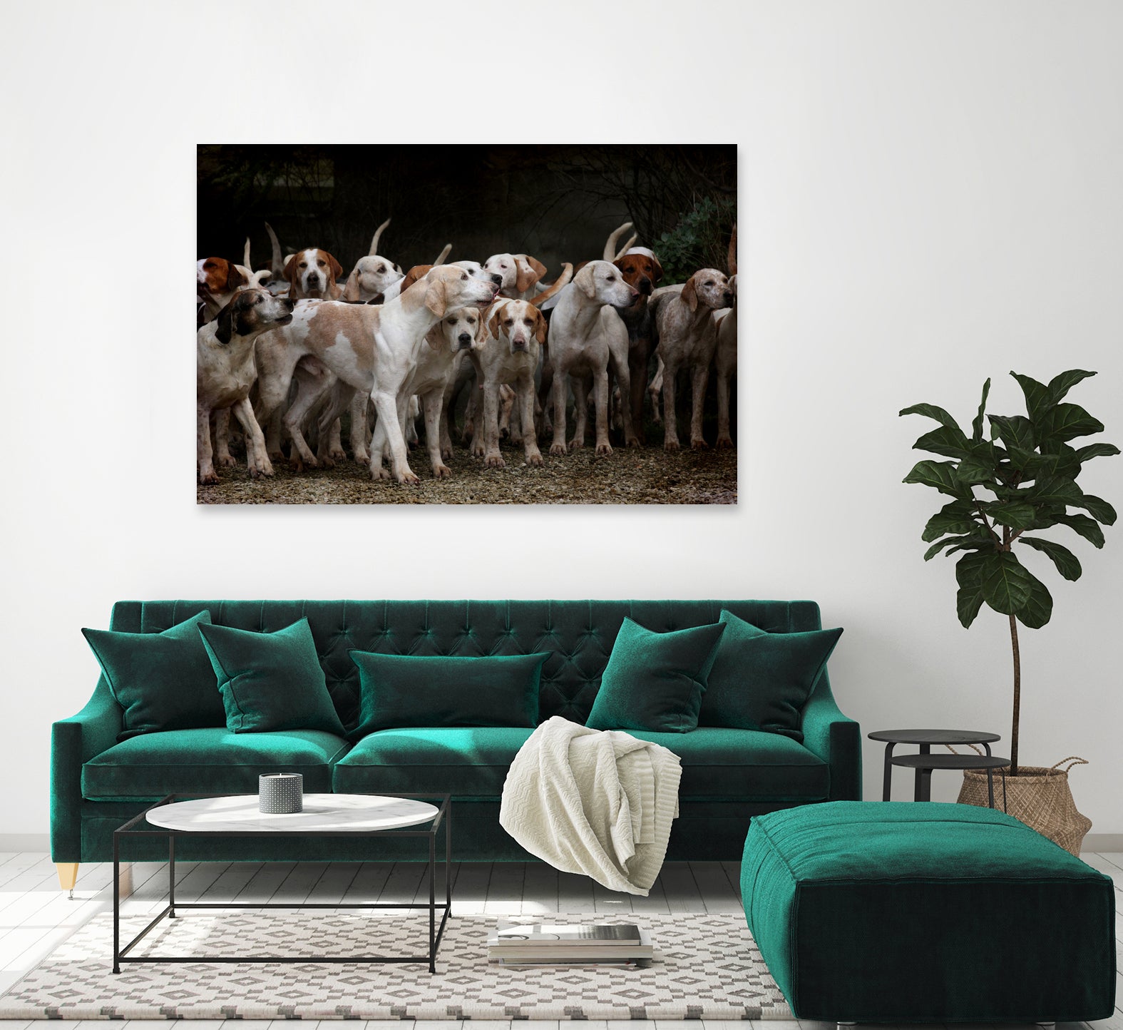 dog herd canine animal pet hounds by Retno Asih Mustakimah on GIANT ART - brown photo manipulation