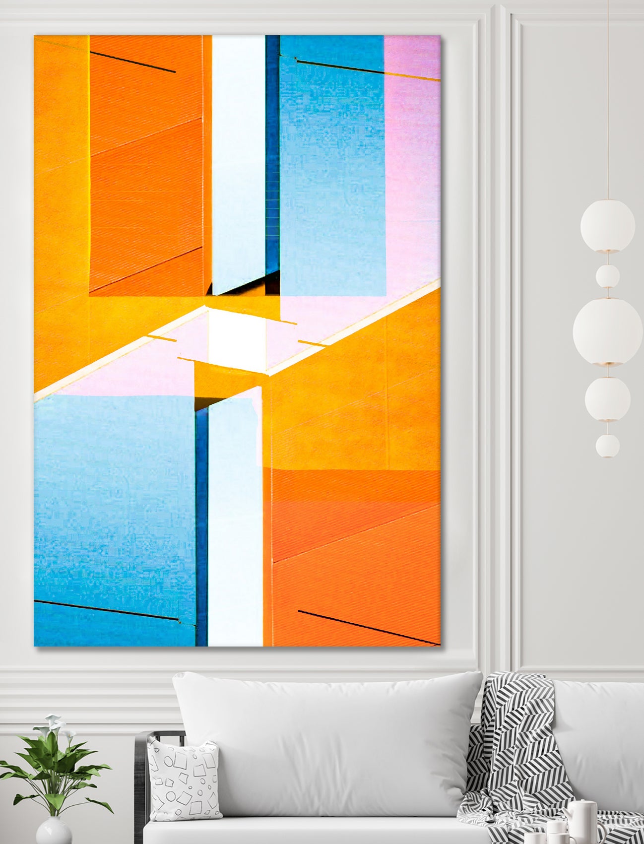 nie wiem co by Thin Line on GIANT ART - yellow digital painting