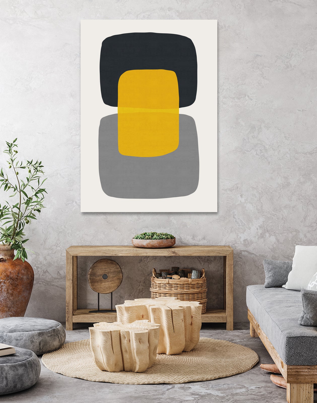 Abstract II by Vitor Costa on GIANT ART - yellow vector illustration