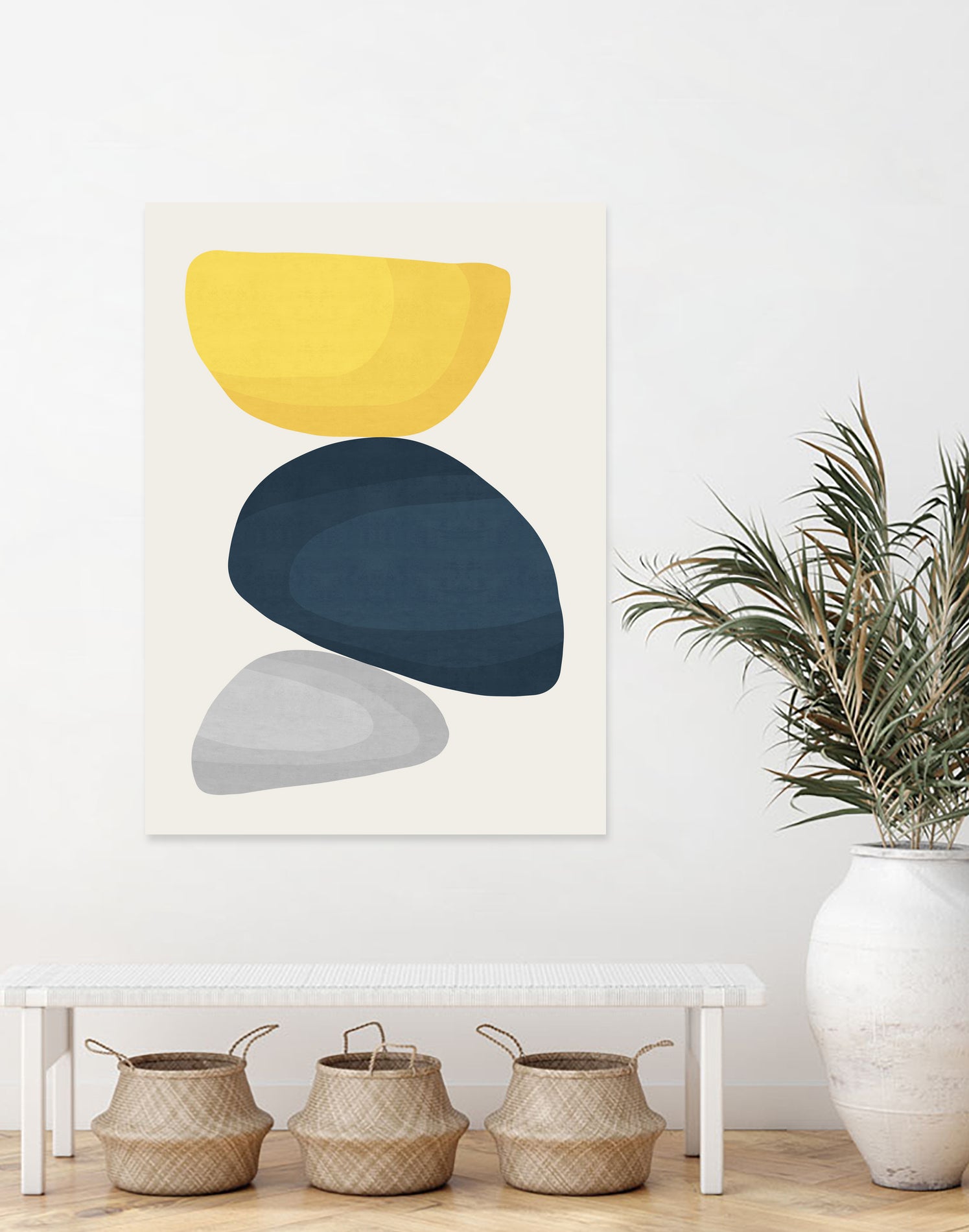 Abstract XV by Vitor Costa on GIANT ART - blue digital painting