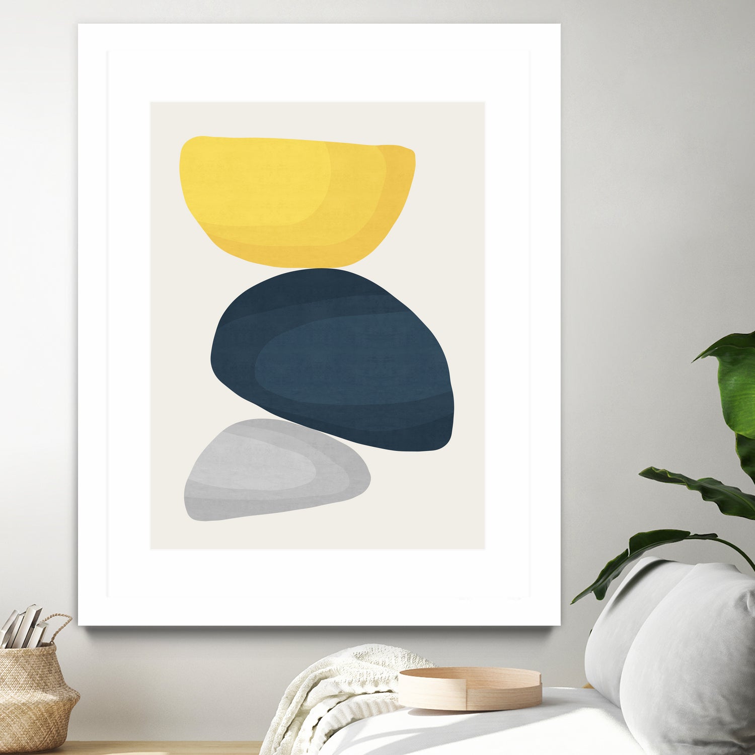 Abstract XV by Vitor Costa on GIANT ART - blue digital painting