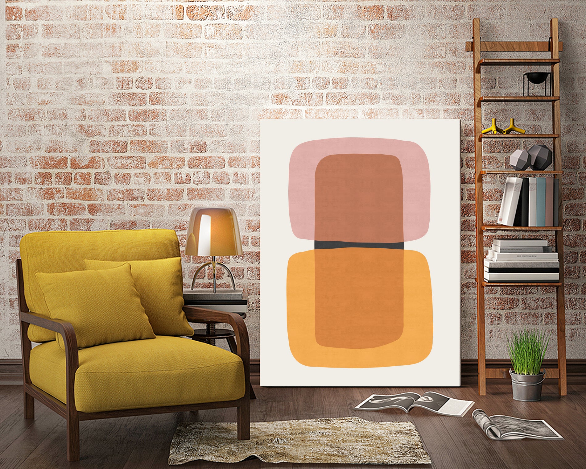 Abstract XXII by Vitor Costa on GIANT ART - pink digital painting