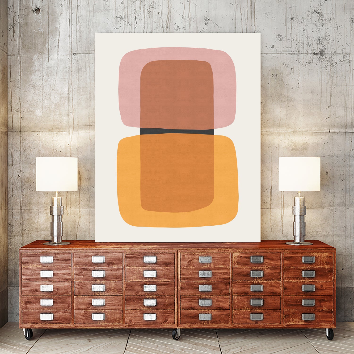 Abstract XXII by Vitor Costa on GIANT ART - pink digital painting