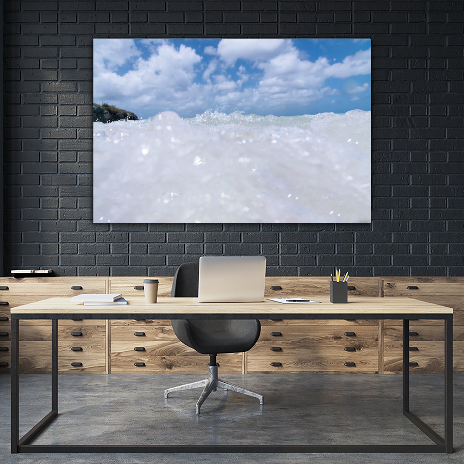 Dive into the Caribbean Sea 1 by AnitasBellasArt on GIANT ART - blue coastal sea