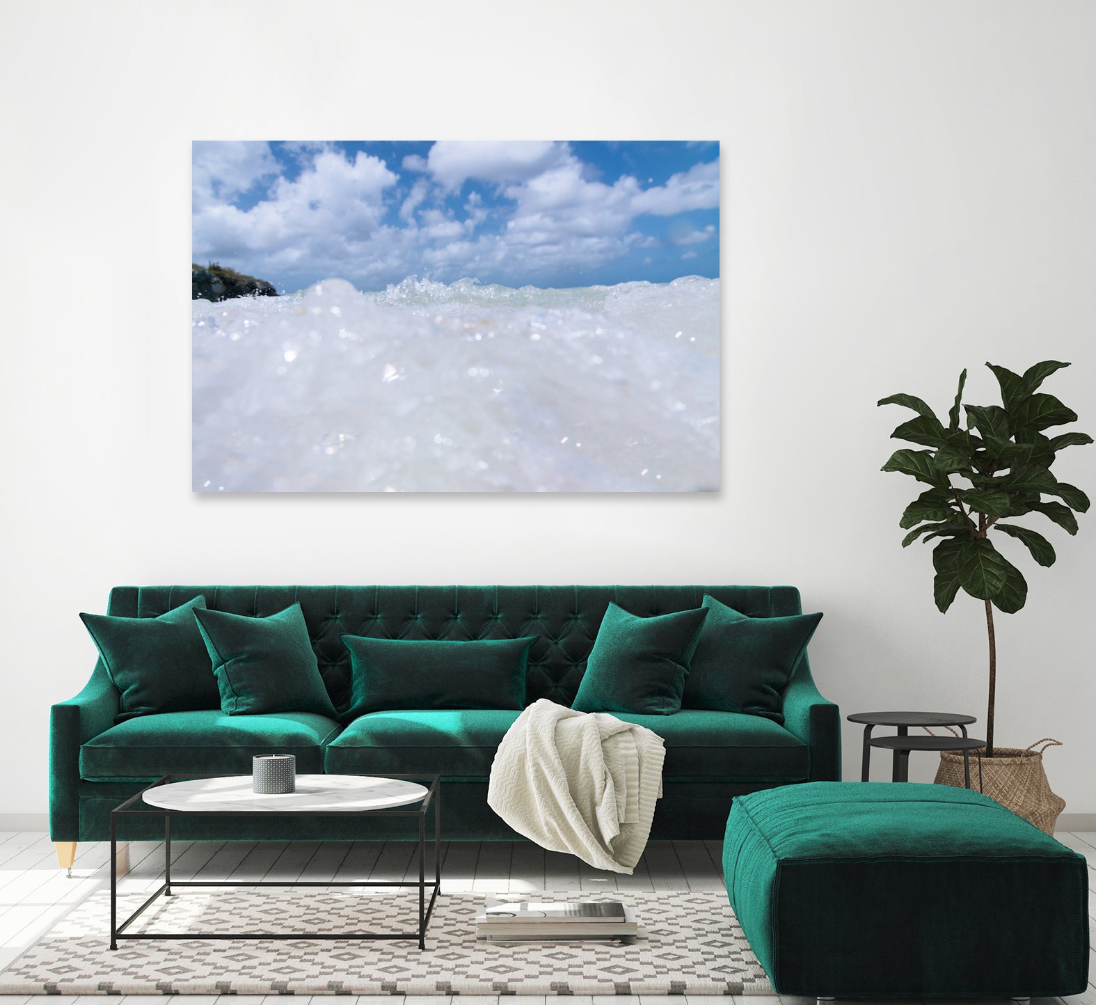 Dive into the Caribbean Sea 1 by AnitasBellasArt on GIANT ART - blue coastal sea