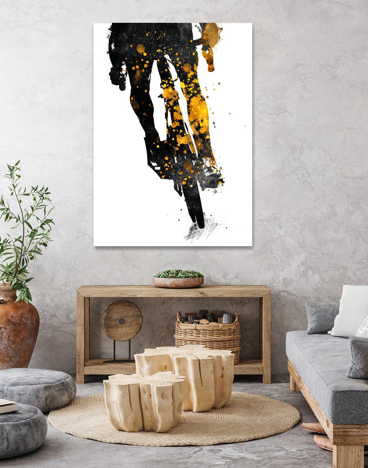Cycling Bike sport art #cycling #sport by Justyna Jaszke on GIANT ART - black digital painting