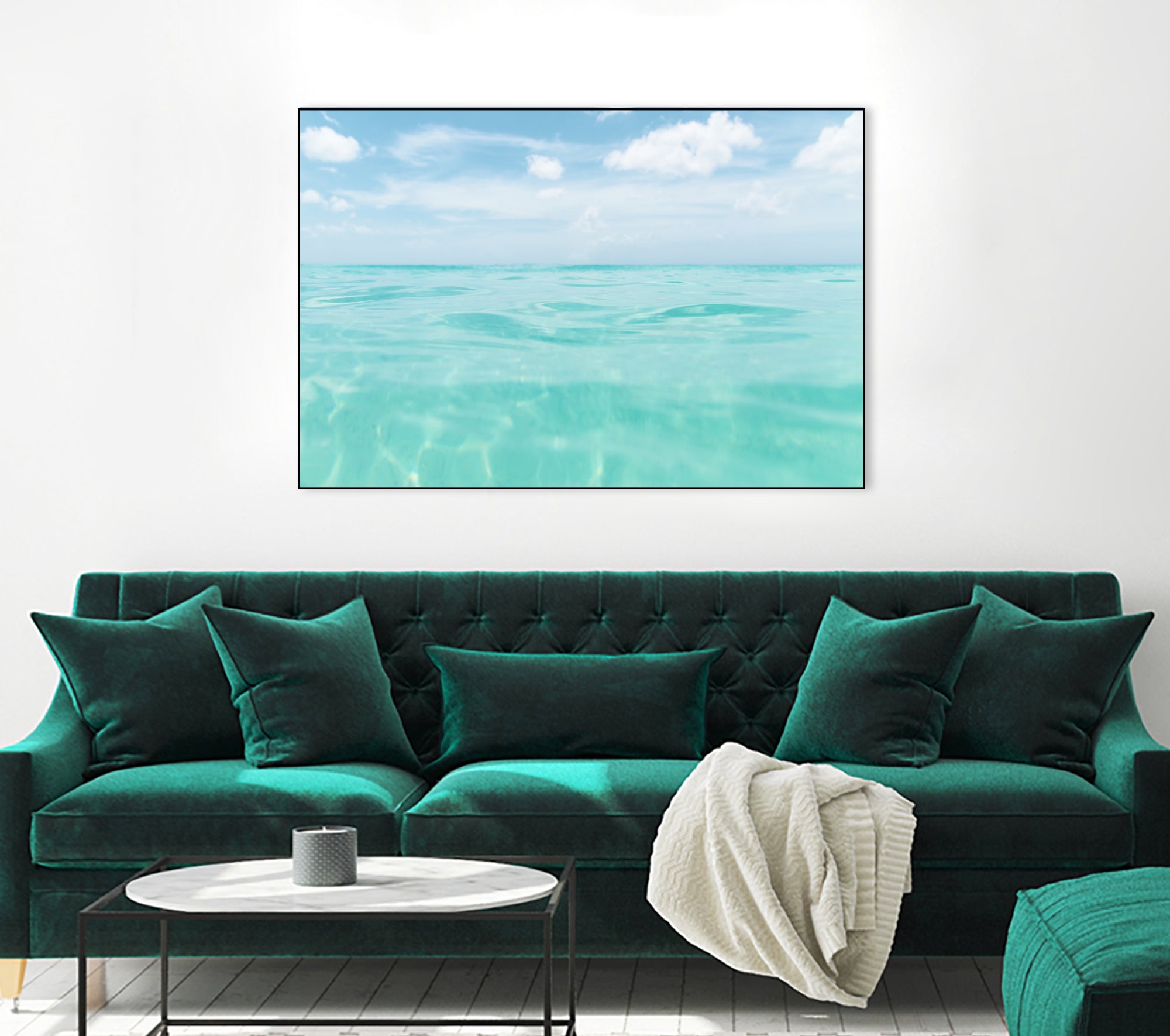 Dive into the Caribbean Sea 2 by AnitasBellasArt on GIANT ART - blue coastal