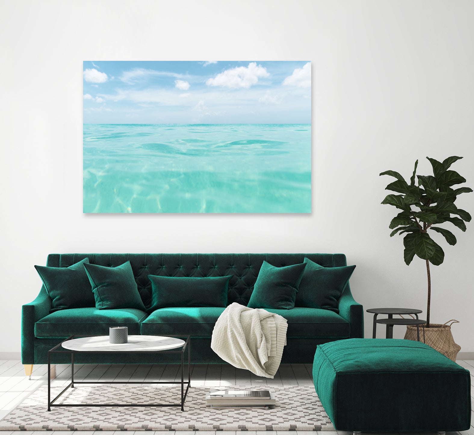 Dive into the Caribbean Sea 2 by AnitasBellasArt on GIANT ART - blue coastal