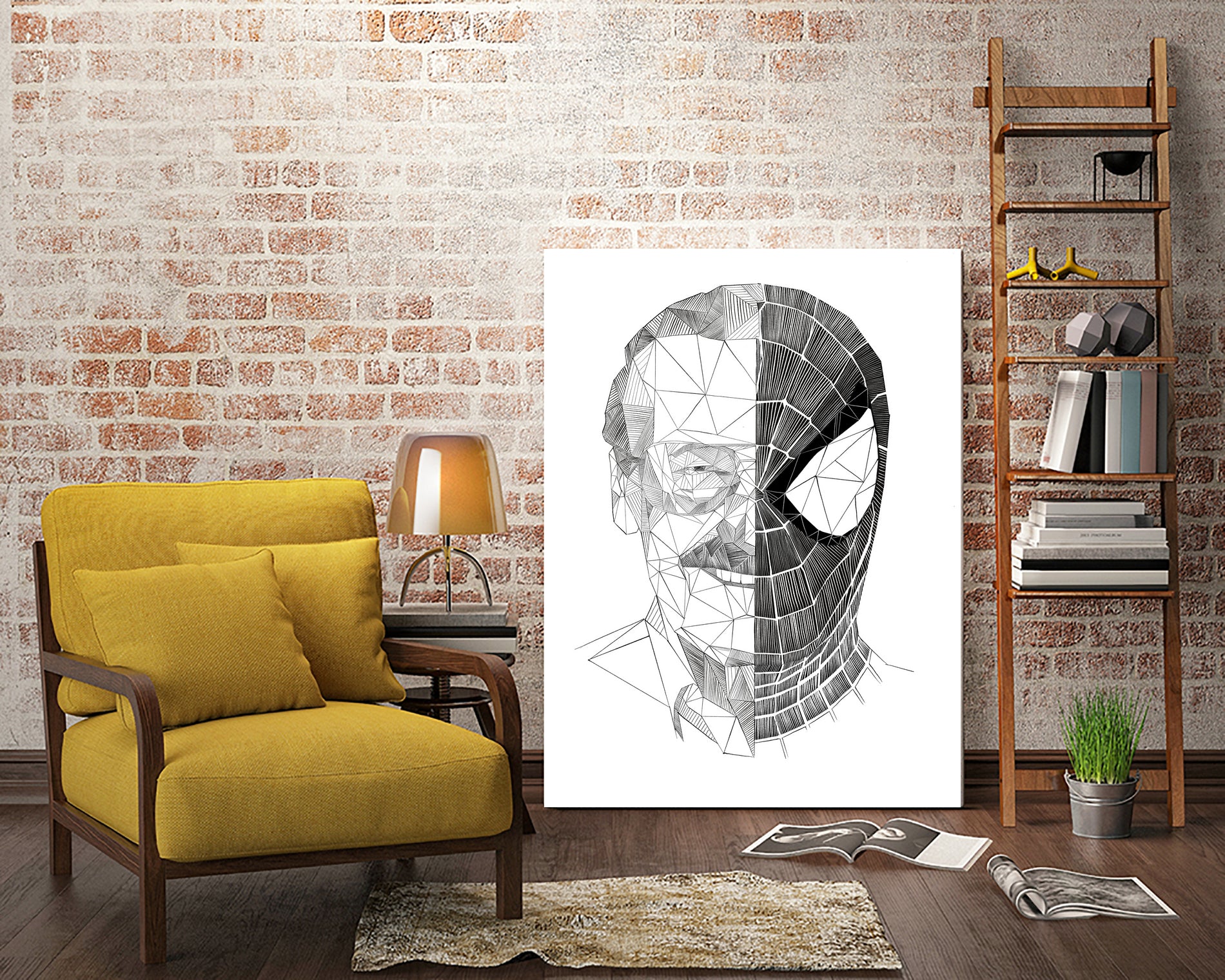 Stan Lee Tribute by Tomasz Dąbek on GIANT ART - black digital drawing