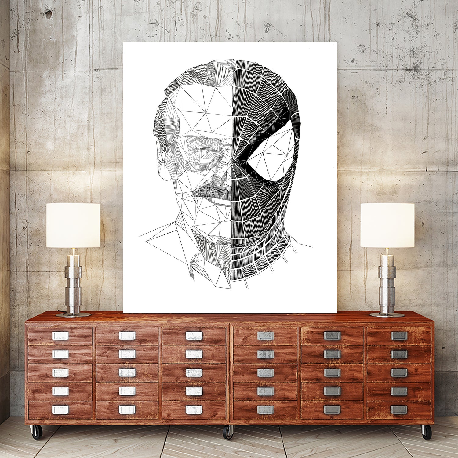 Stan Lee Tribute by Tomasz Dąbek on GIANT ART - black digital drawing